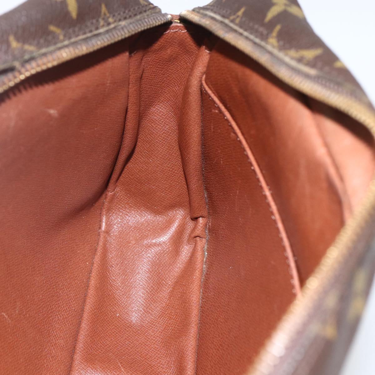 LOUIS VUITTON Monogram Compiegne 28 Clutch Bag M51845 LV Auth ka1289