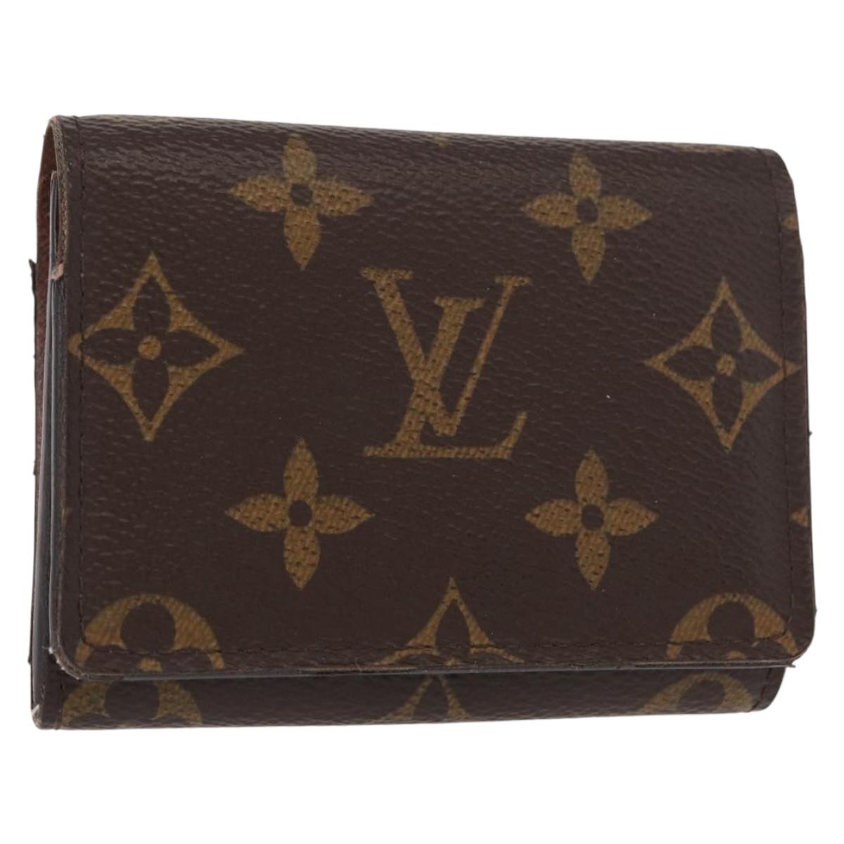 LOUIS VUITTON Monogram Anvelop Cult De Vuitto Card Case M62920 LV Auth ka129