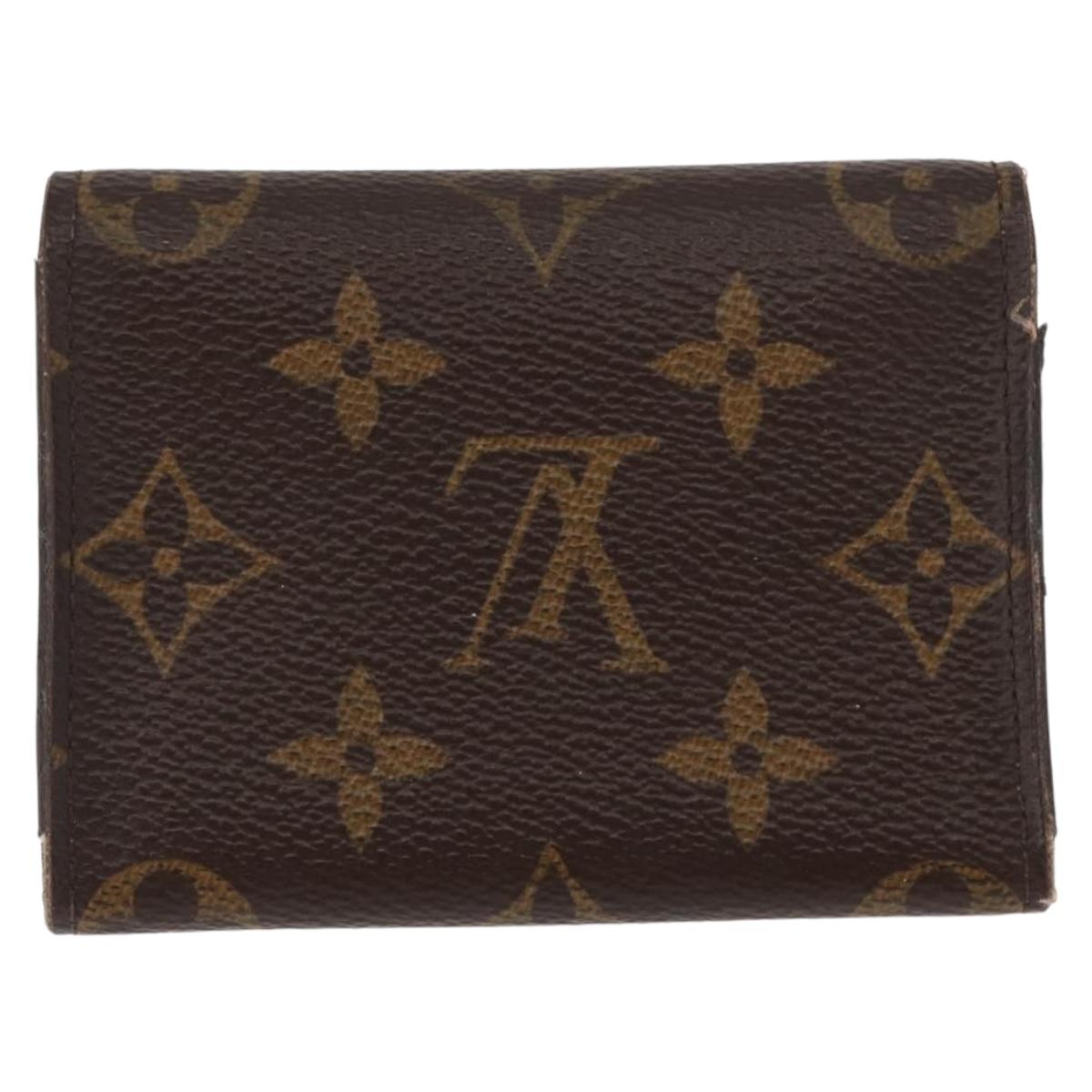 LOUIS VUITTON Monogram Anvelop Cult De Vuitto Card Case M62920 LV Auth ka129