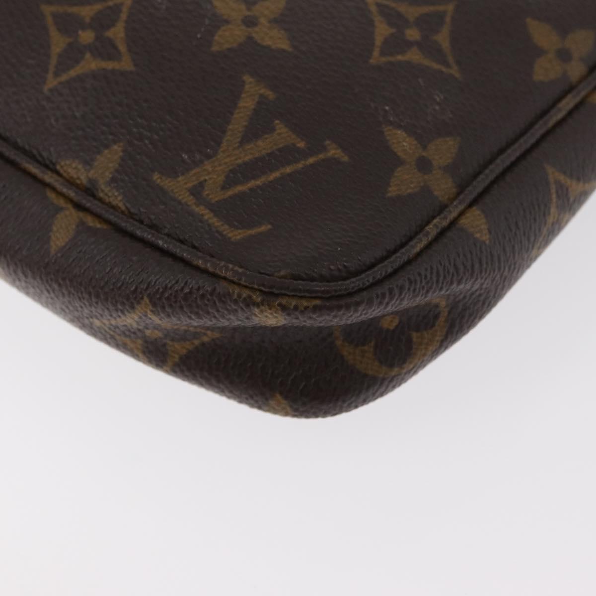 LOUIS VUITTON Monogram Pochette Accessoires Pouch M51980 LV Auth ka1293