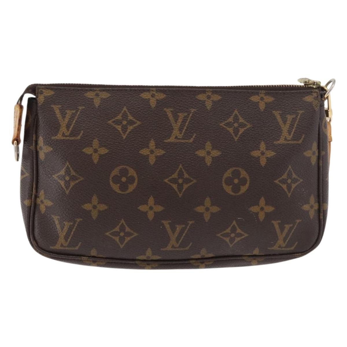 LOUIS VUITTON Monogram Pochette Accessoires Pouch M51980 LV Auth ka1293