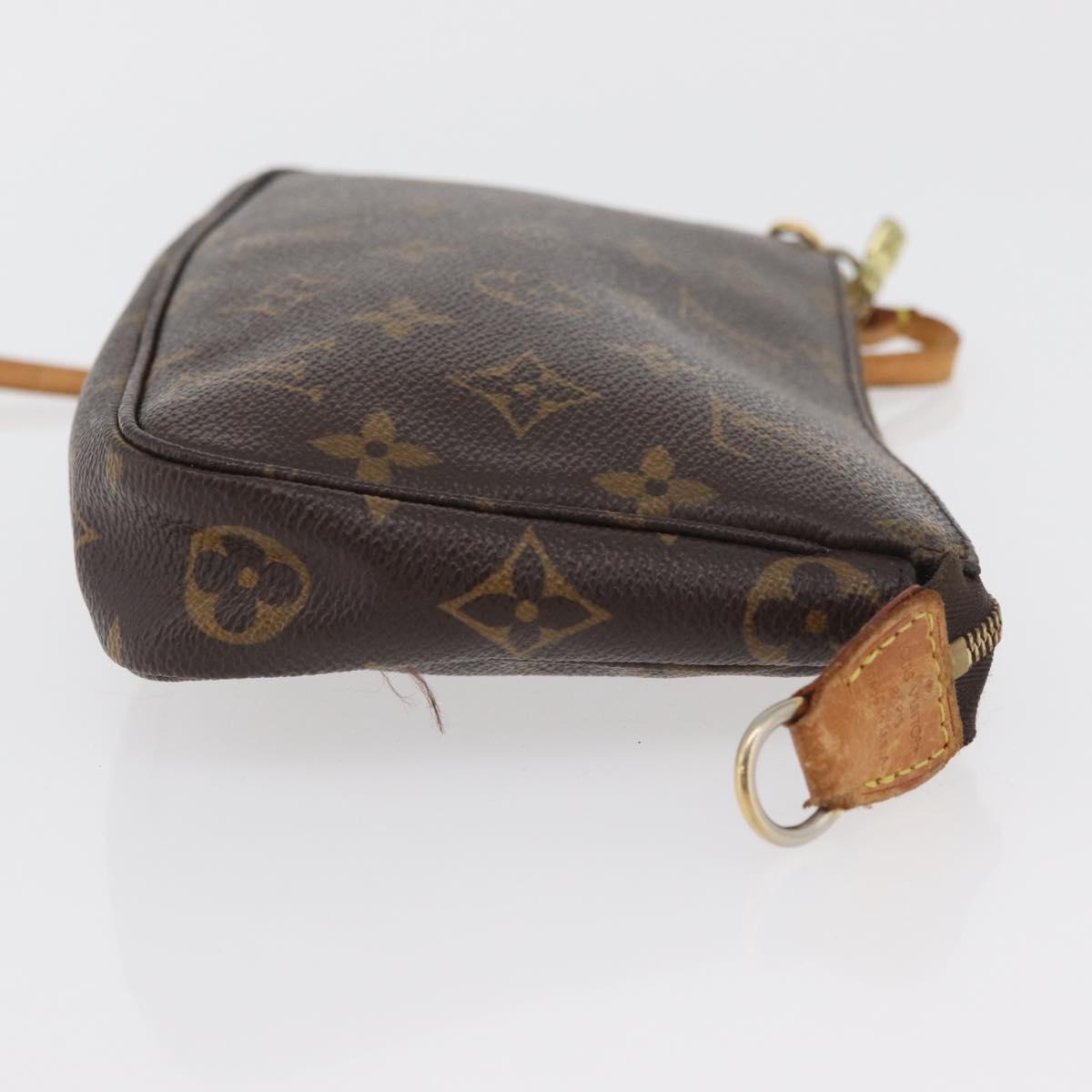 LOUIS VUITTON Monogram Pochette Accessoires Pouch M51980 LV Auth ka1293
