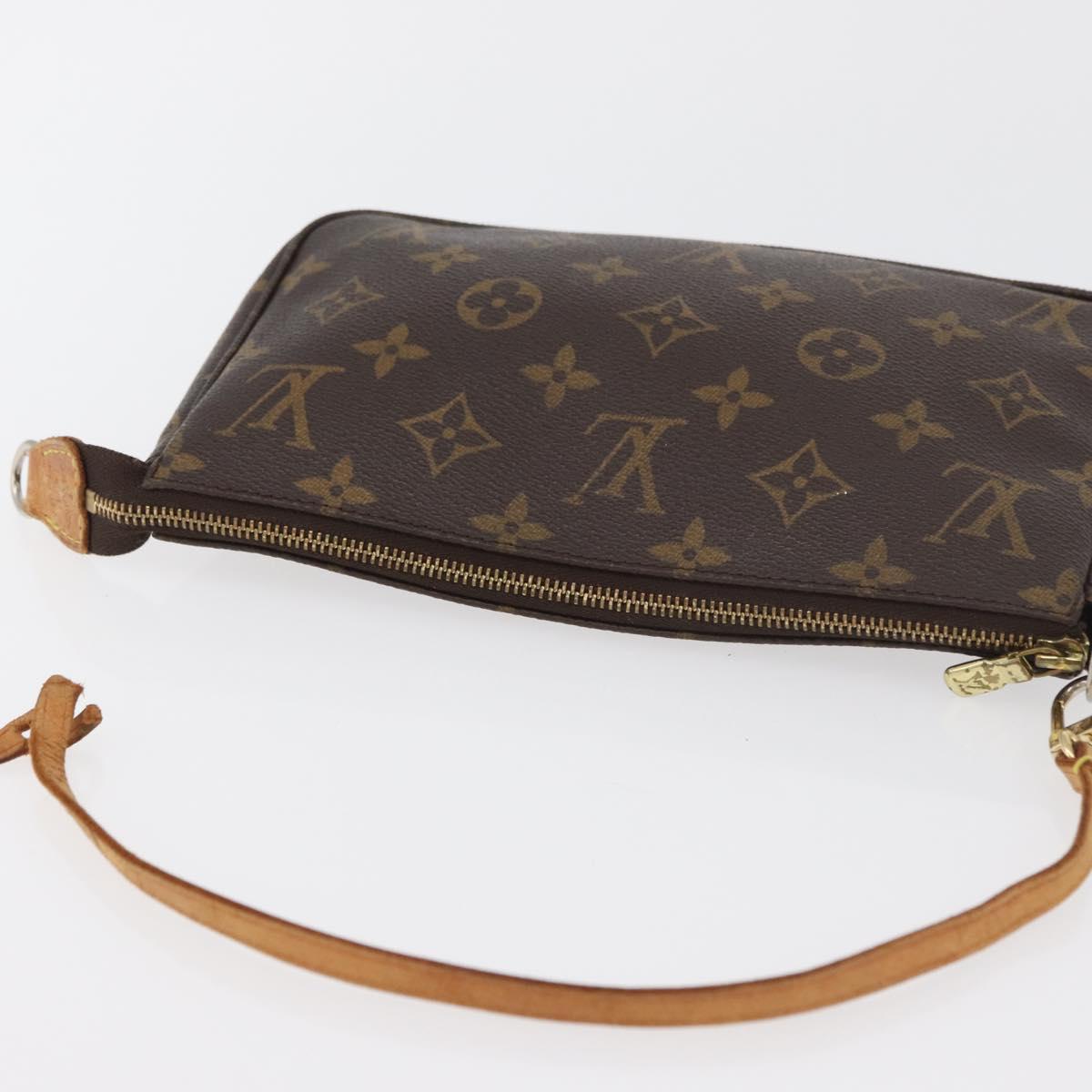 LOUIS VUITTON Monogram Pochette Accessoires Pouch M51980 LV Auth ka1293