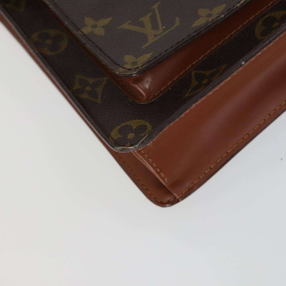 LOUIS VUITTON Monogram Monceau 28 Hand Bag M51185 LV Auth ka1298A
