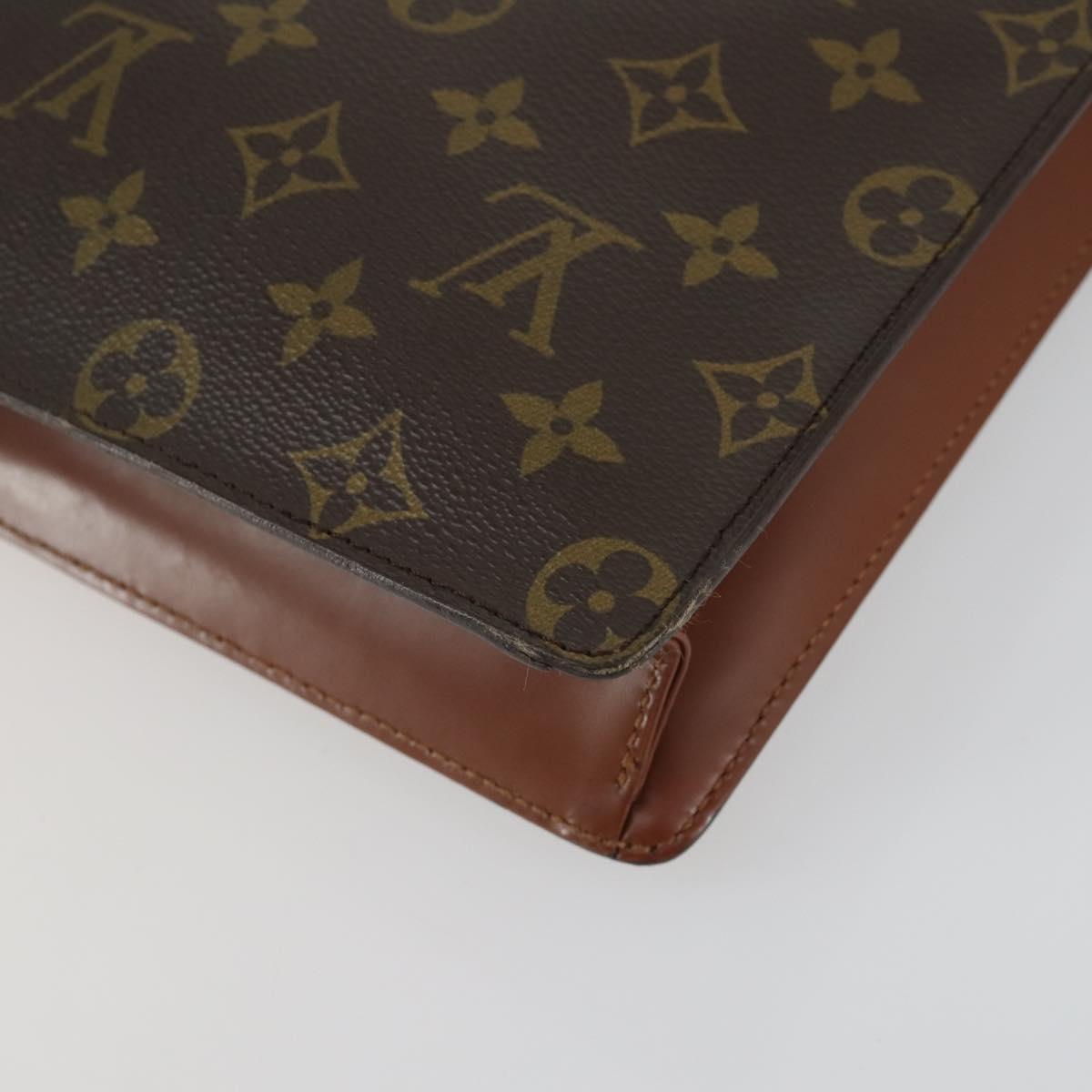 LOUIS VUITTON Monogram Monceau 28 Hand Bag M51185 LV Auth ka1298A