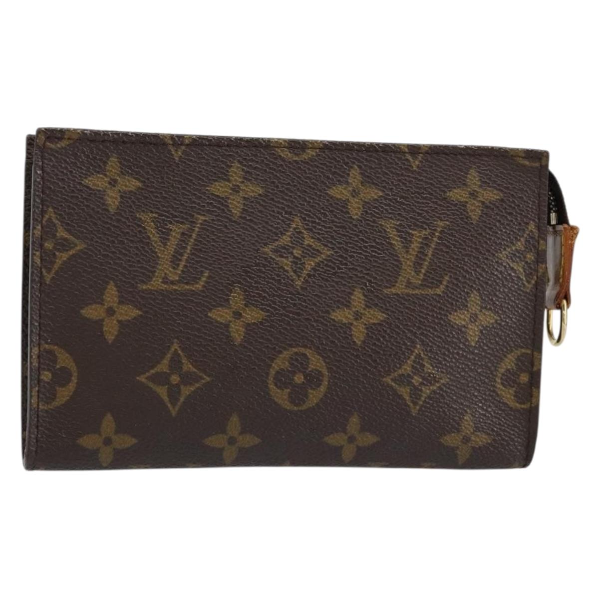LOUIS VUITTON Monogram Bucket PM Accessory Pouch LV Auth ka130