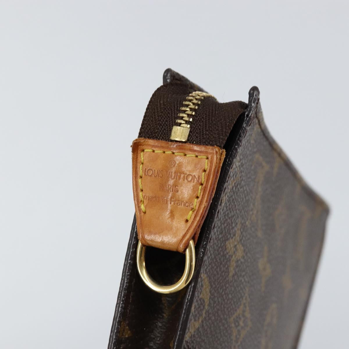 LOUIS VUITTON Monogram Bucket PM Accessory Pouch LV Auth ka130