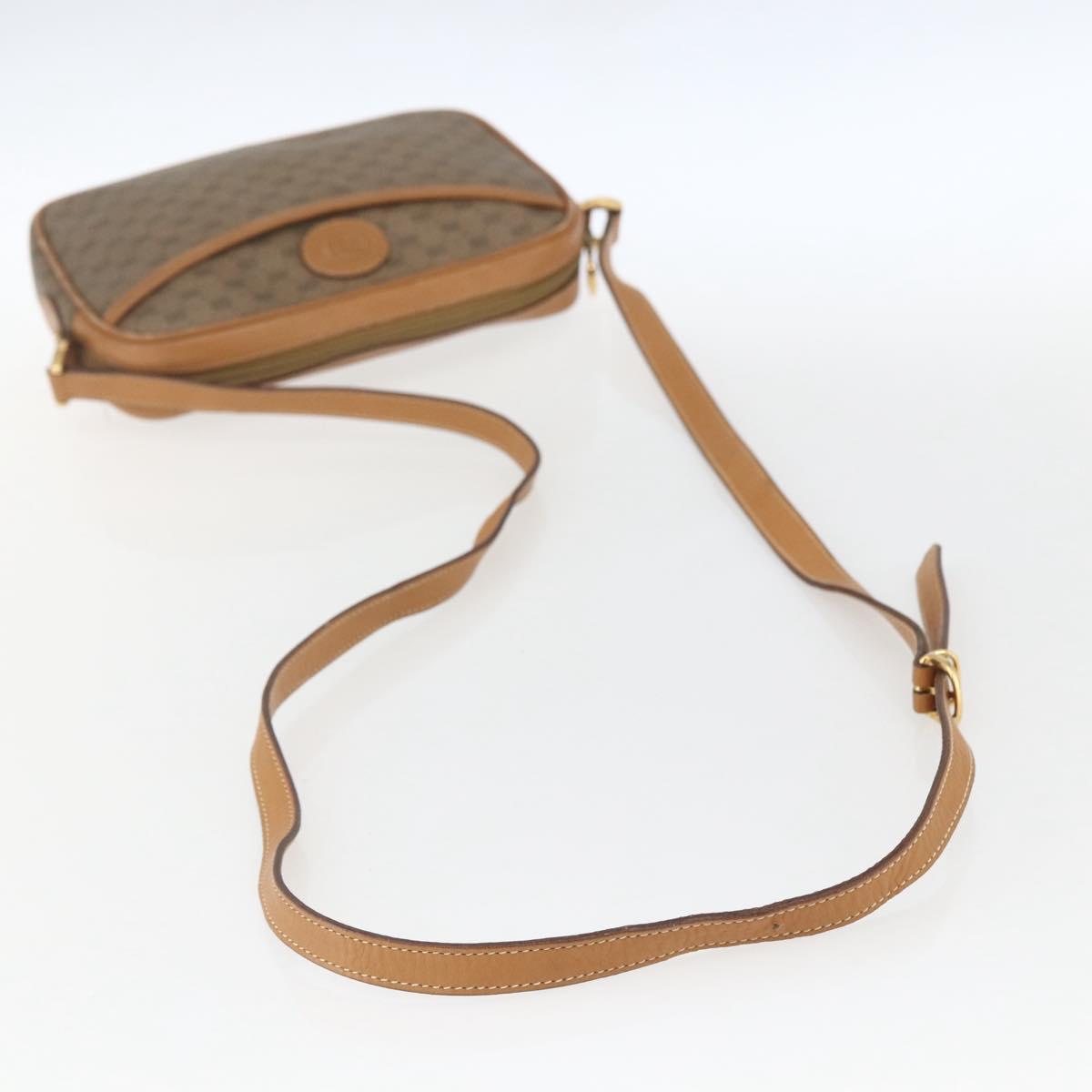 GUCCI Micro GG Supreme Shoulder Bag PVC Beige Gold 007 113 0095 Auth ka1300