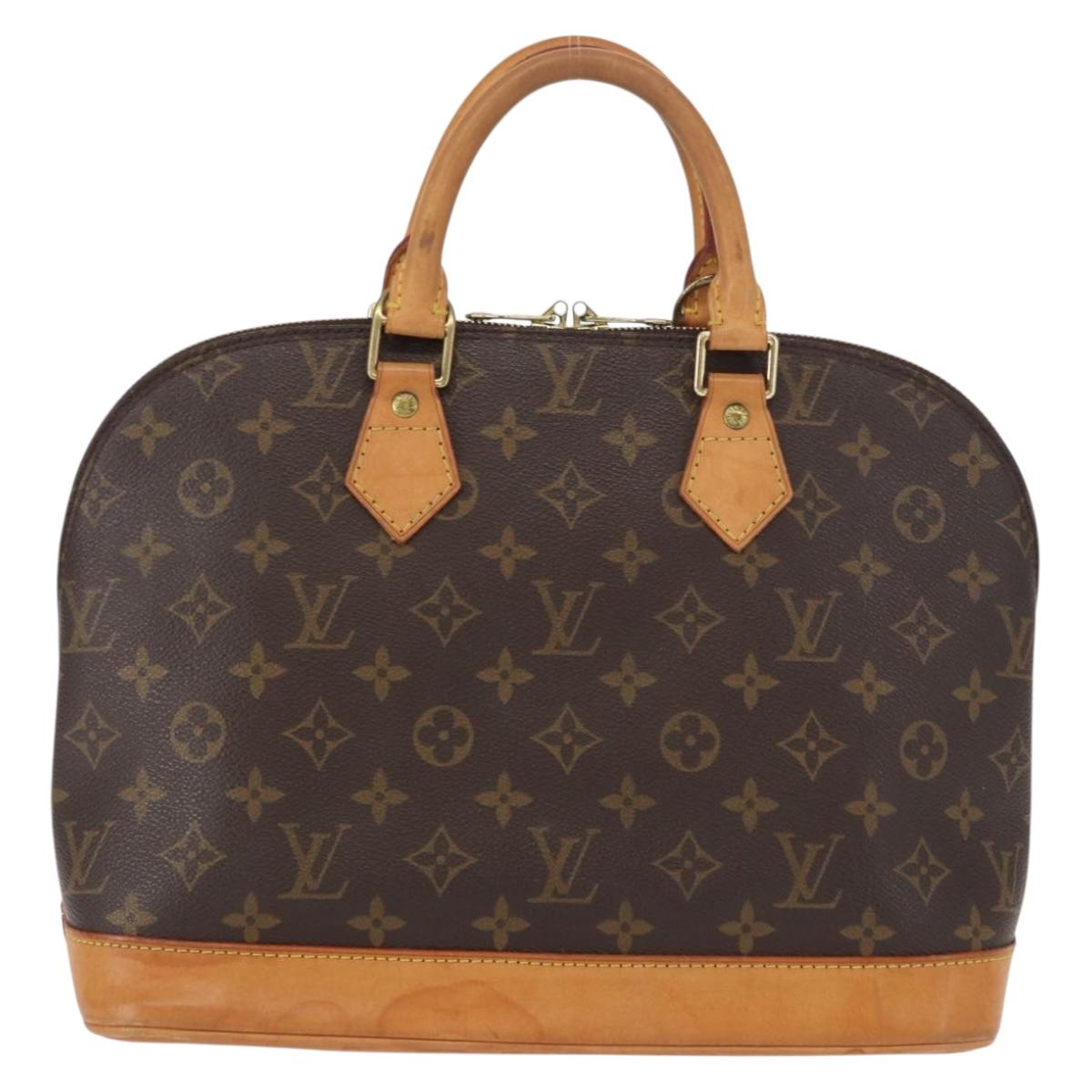 LOUIS VUITTON Monogram Alma Hand Bag M51130 LV Auth ka1302