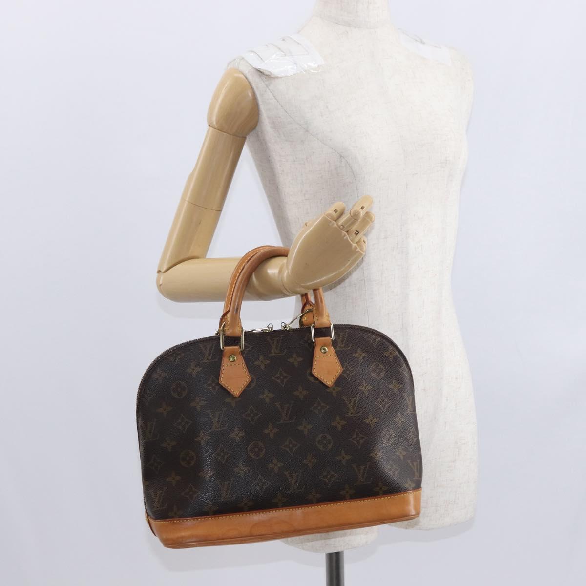 LOUIS VUITTON Monogram Alma Hand Bag M51130 LV Auth ka1302