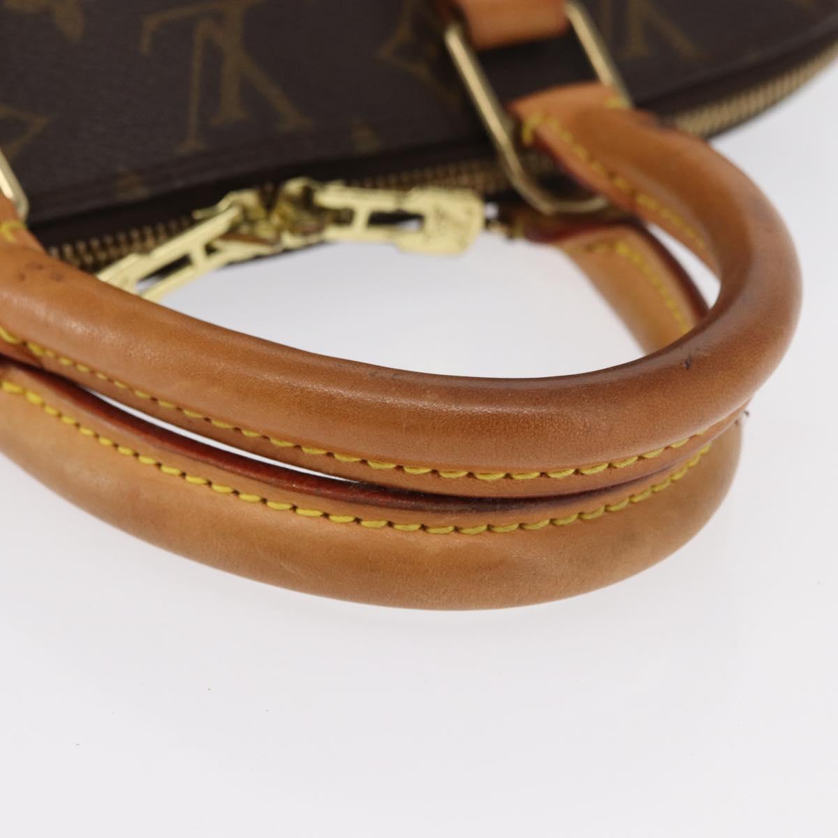 LOUIS VUITTON Monogram Alma Hand Bag M51130 LV Auth ka1302
