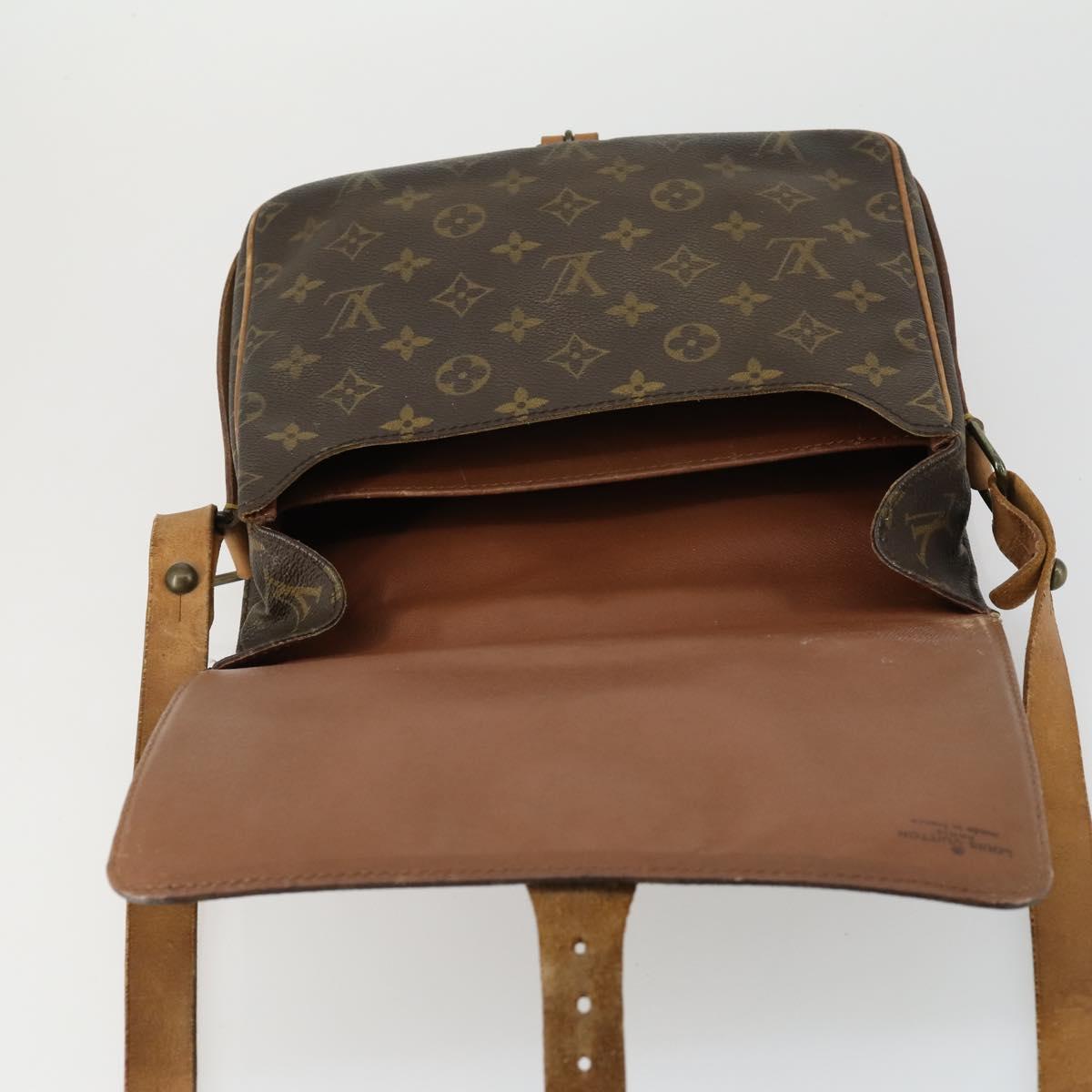LOUIS VUITTON Monogram Cartouchiere GM Shoulder Bag M51252 LV Auth ka1311