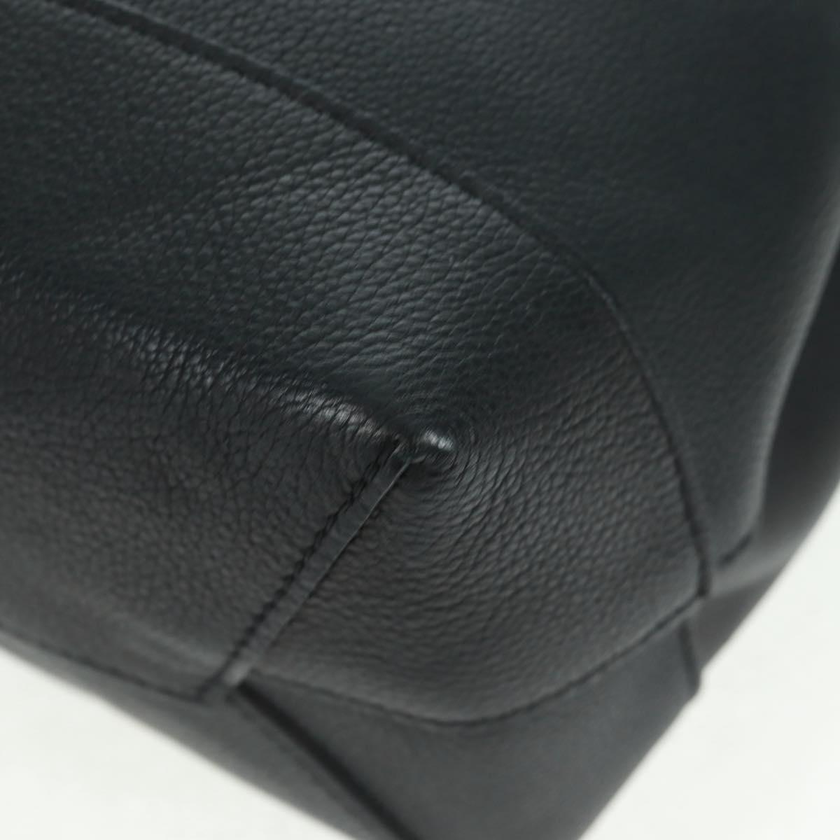 LOUIS VUITTON Calf Leather Turn Lock Rock Me Backpack Black M41815 Auth ka1317