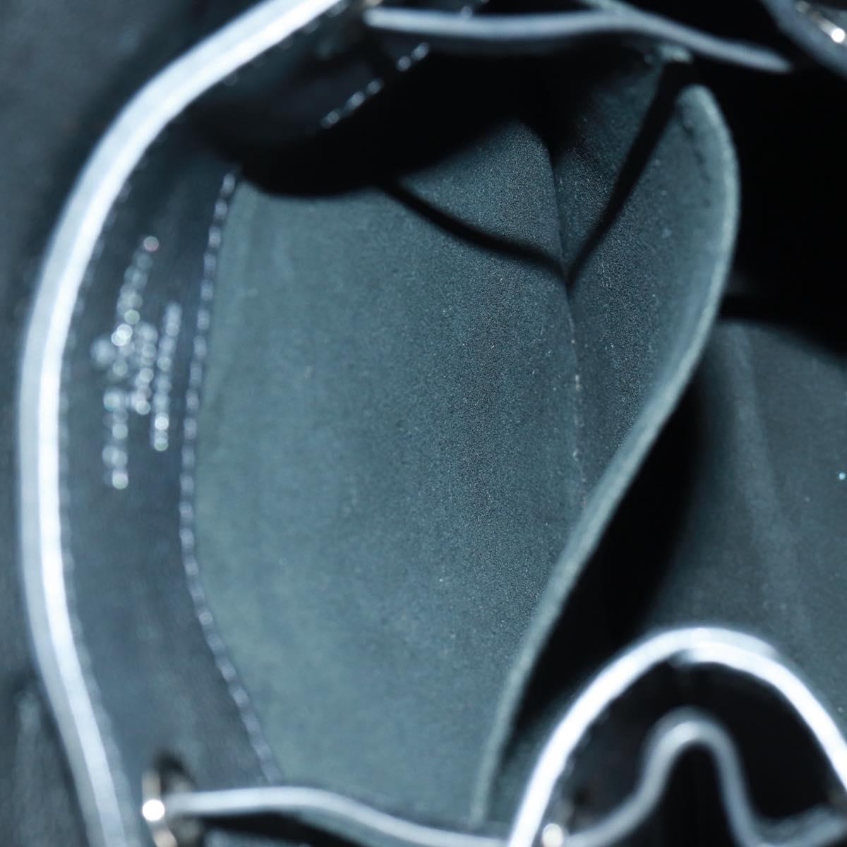 LOUIS VUITTON Calf Leather Turn Lock Rock Me Backpack Black M41815 Auth ka1317