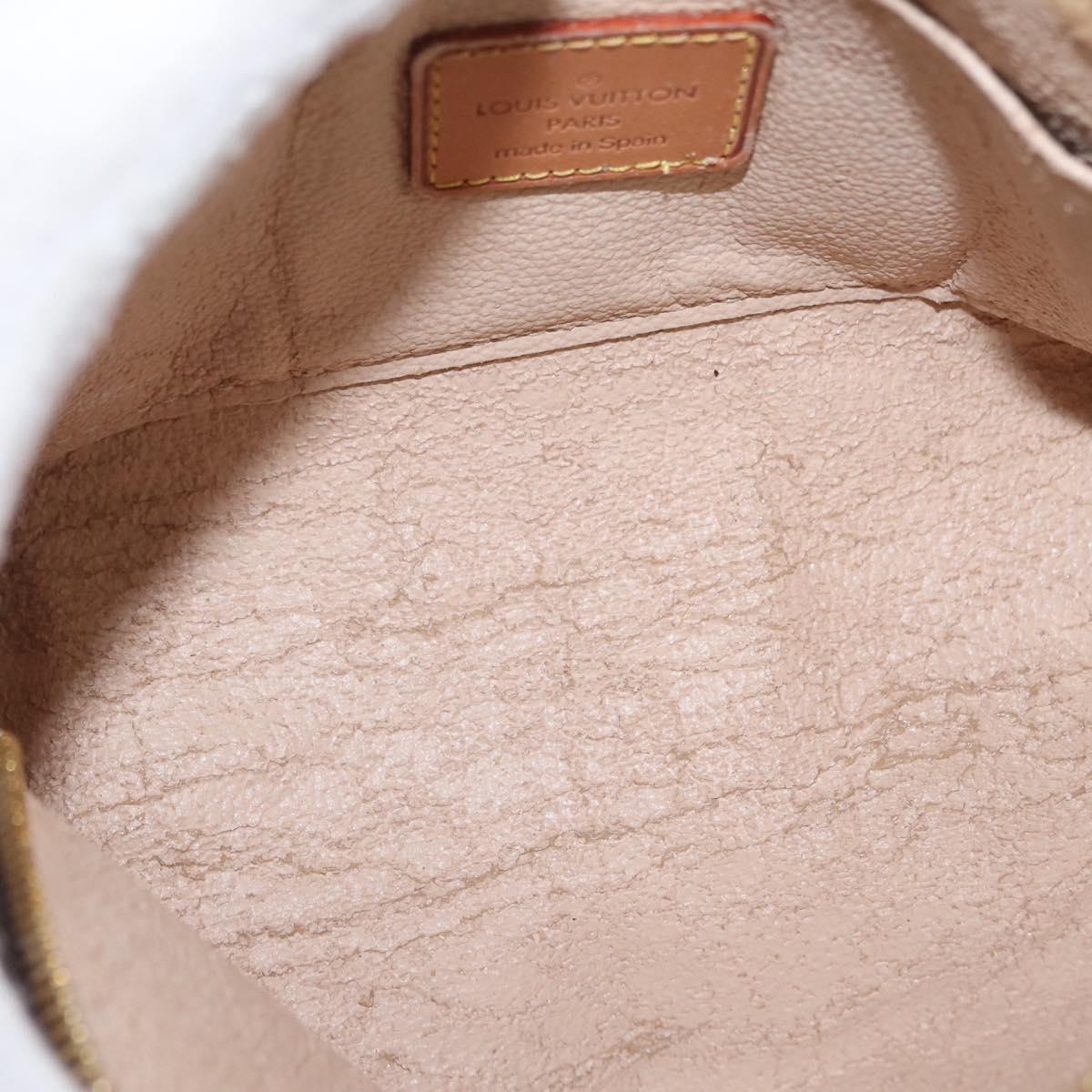 LOUIS VUITTON Monogram Pochette Cosmetic PM Cosmetic Pouch M47515 LV Auth ka133