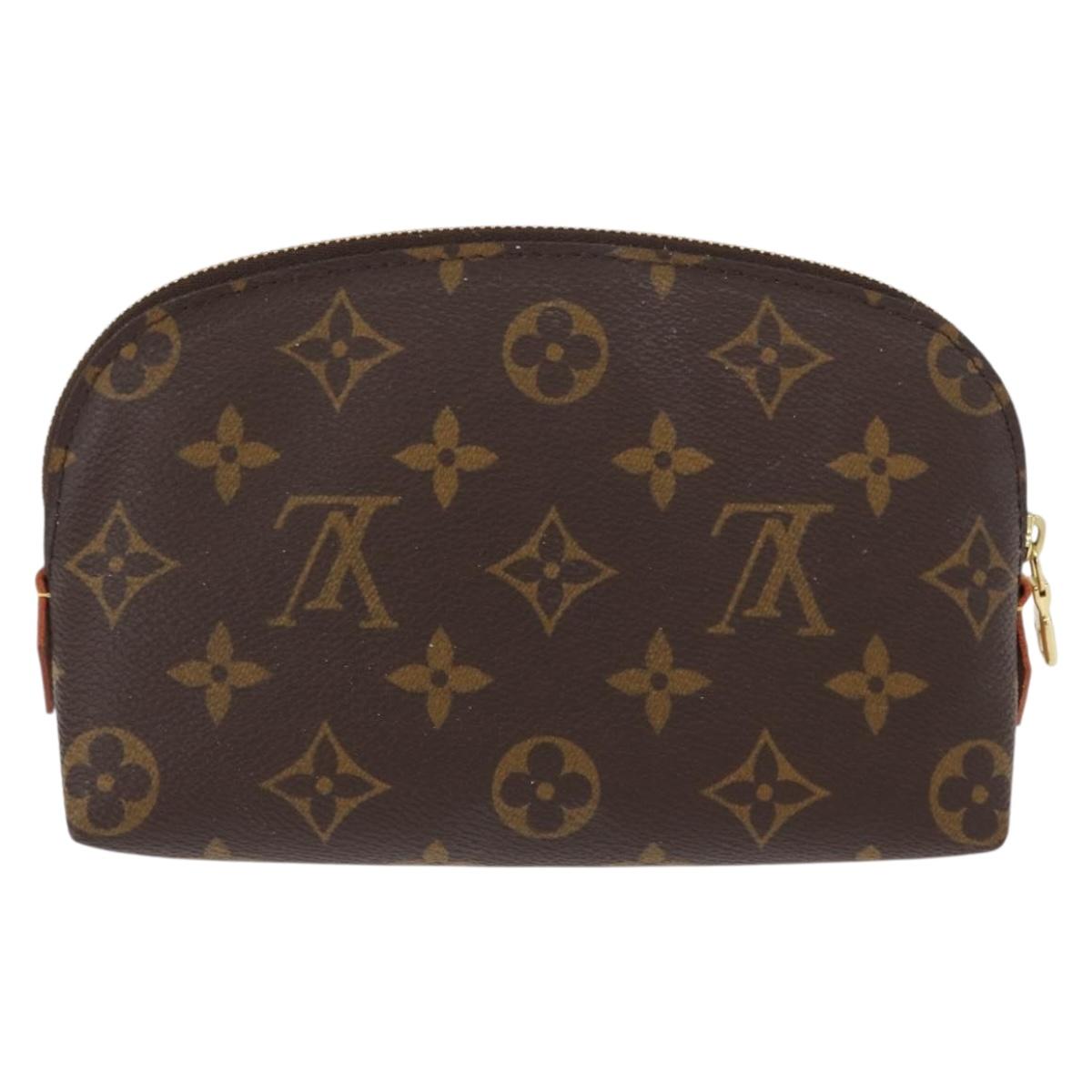 LOUIS VUITTON Monogram Pochette Cosmetic PM Cosmetic Pouch M47515 LV Auth ka133