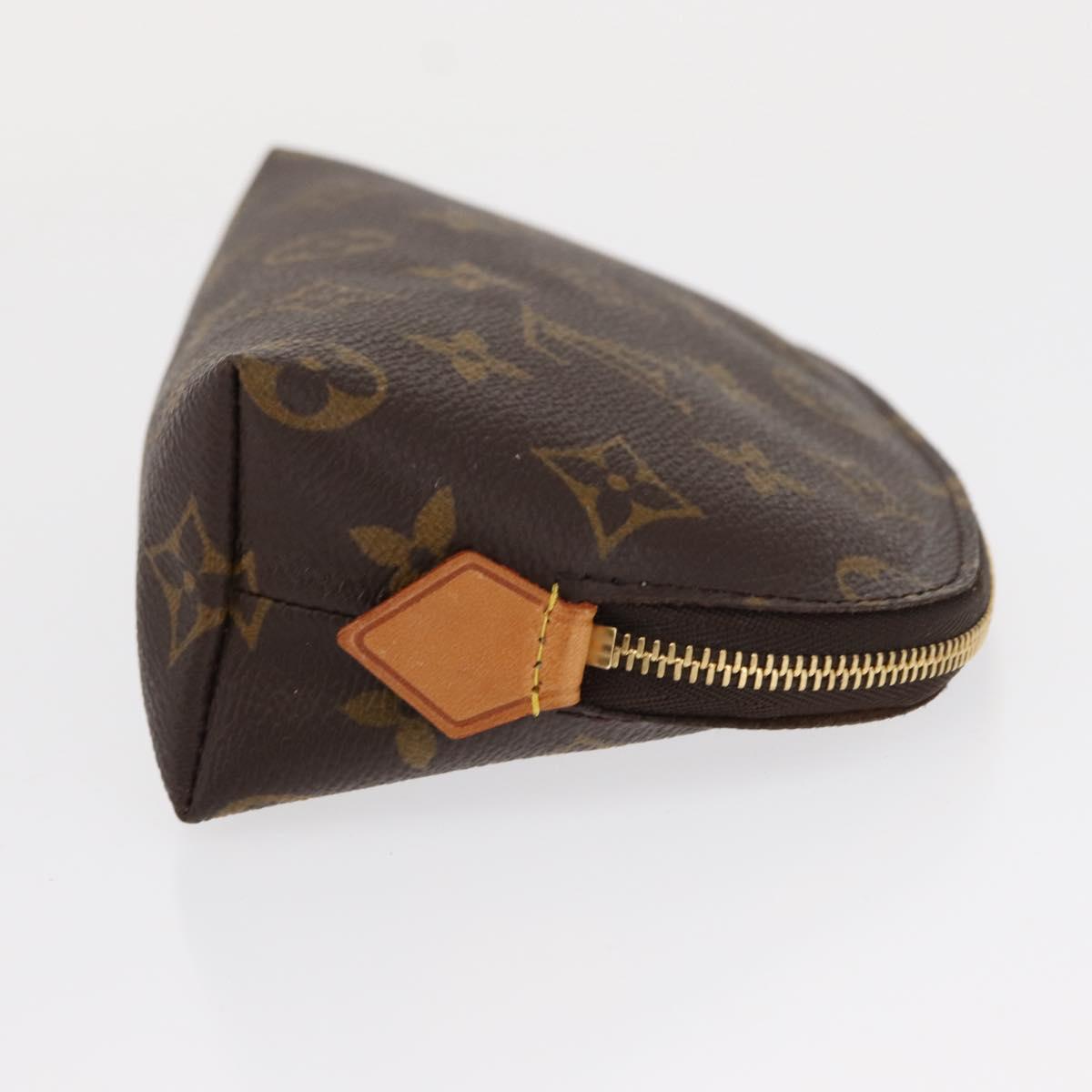 LOUIS VUITTON Monogram Pochette Cosmetic PM Cosmetic Pouch M47515 LV Auth ka133