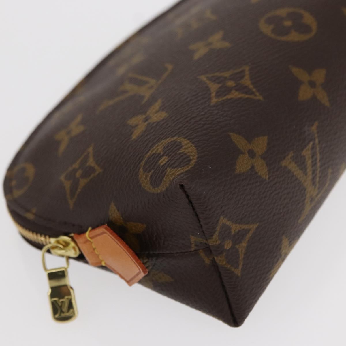 LOUIS VUITTON Monogram Pochette Cosmetic PM Cosmetic Pouch M47515 LV Auth ka133