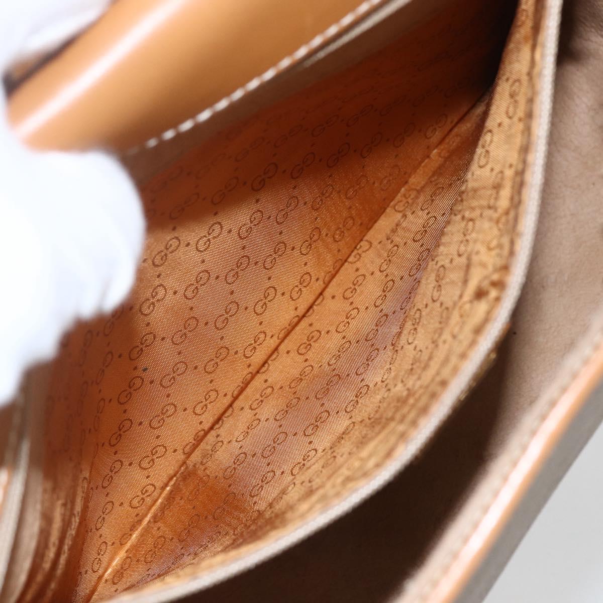 GUCCI Micro GG Supreme Web Sherry Line Bag PVC Beige 001 104 0551 Auth ka1331