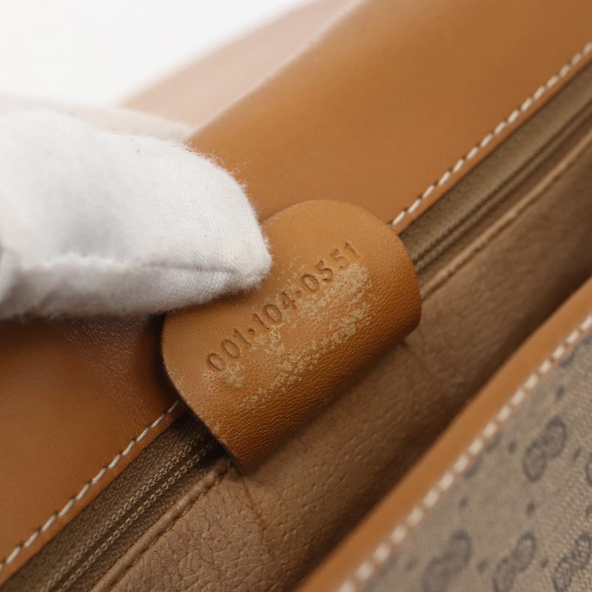 GUCCI Micro GG Supreme Web Sherry Line Bag PVC Beige 001 104 0551 Auth ka1331