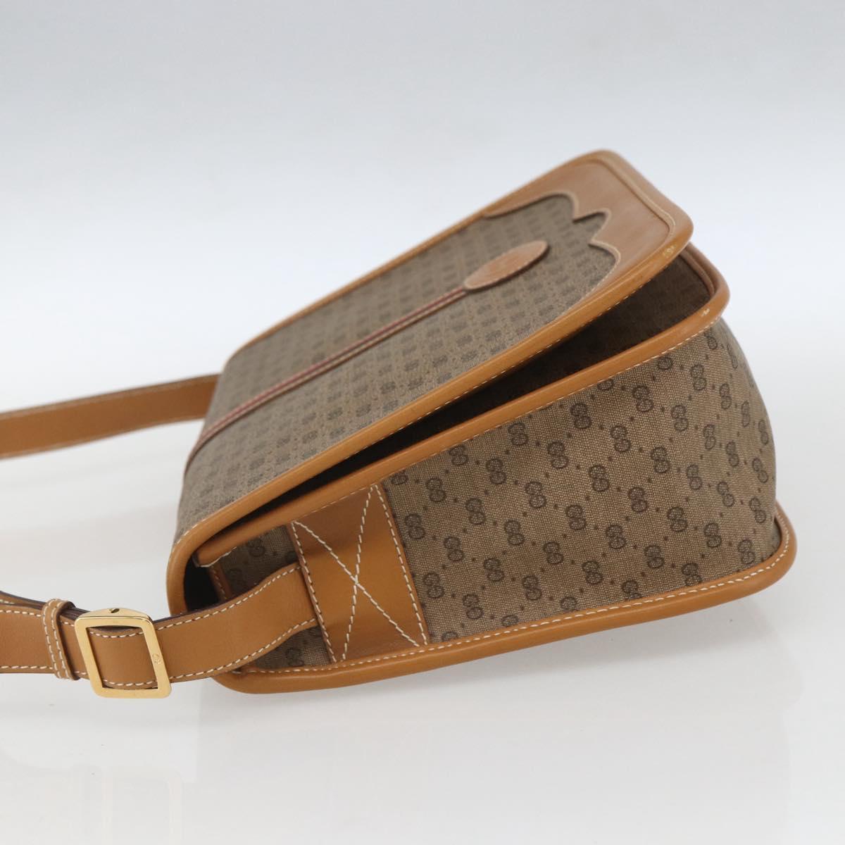 GUCCI Micro GG Supreme Web Sherry Line Bag PVC Beige 001 104 0551 Auth ka1331