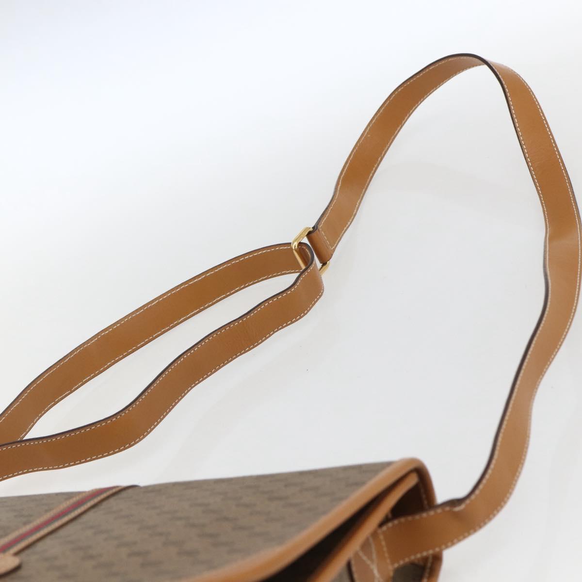 GUCCI Micro GG Supreme Web Sherry Line Bag PVC Beige 001 104 0551 Auth ka1331