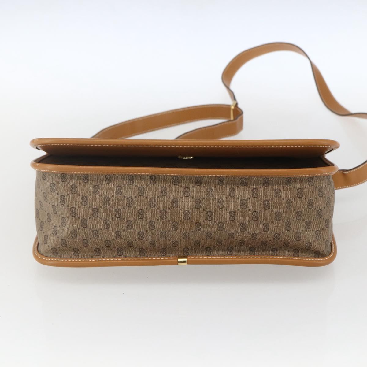 GUCCI Micro GG Supreme Web Sherry Line Bag PVC Beige 001 104 0551 Auth ka1331