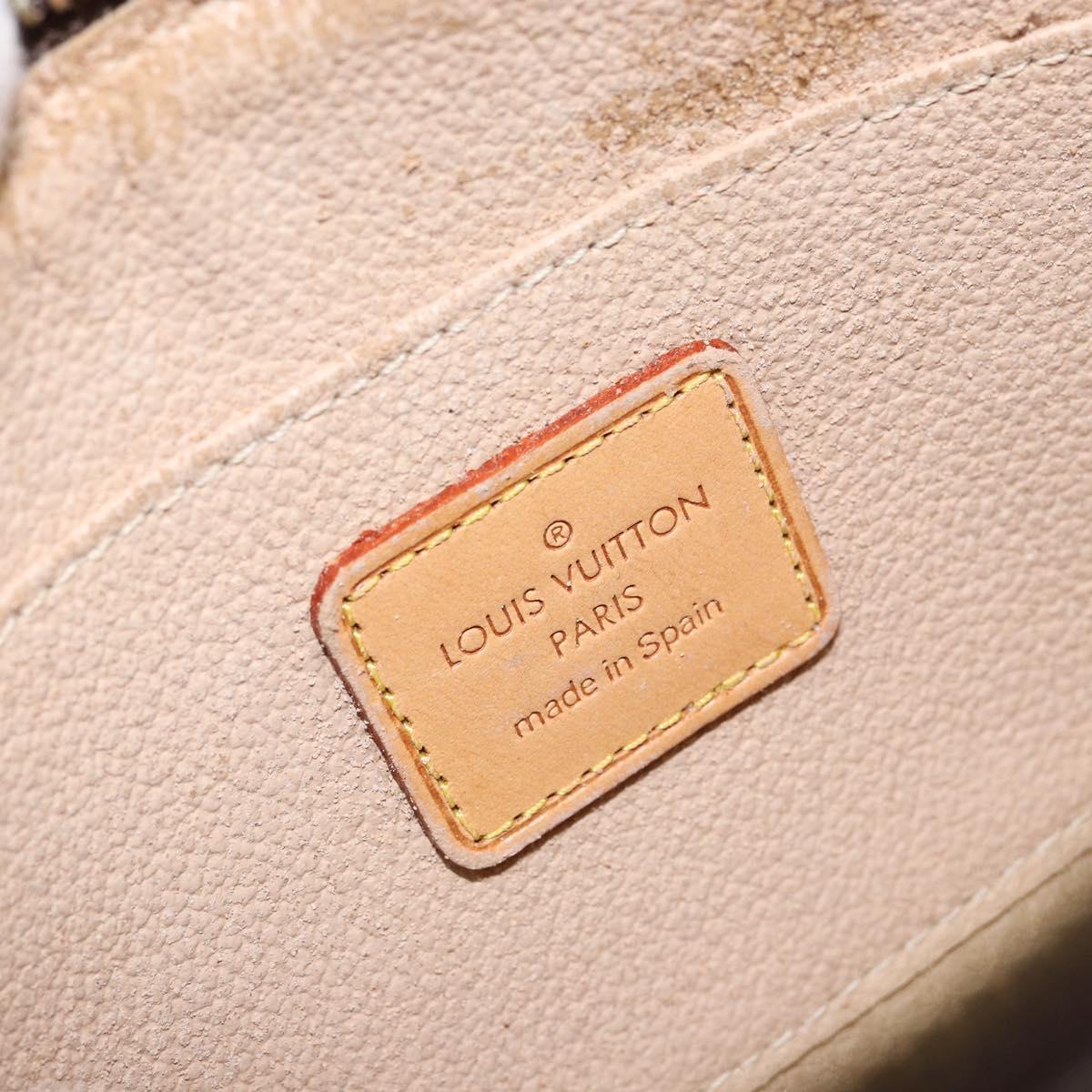 LOUIS VUITTON Monogram Pochette Cosmetic PM Cosmetic Pouch M47515 LV Auth ka134