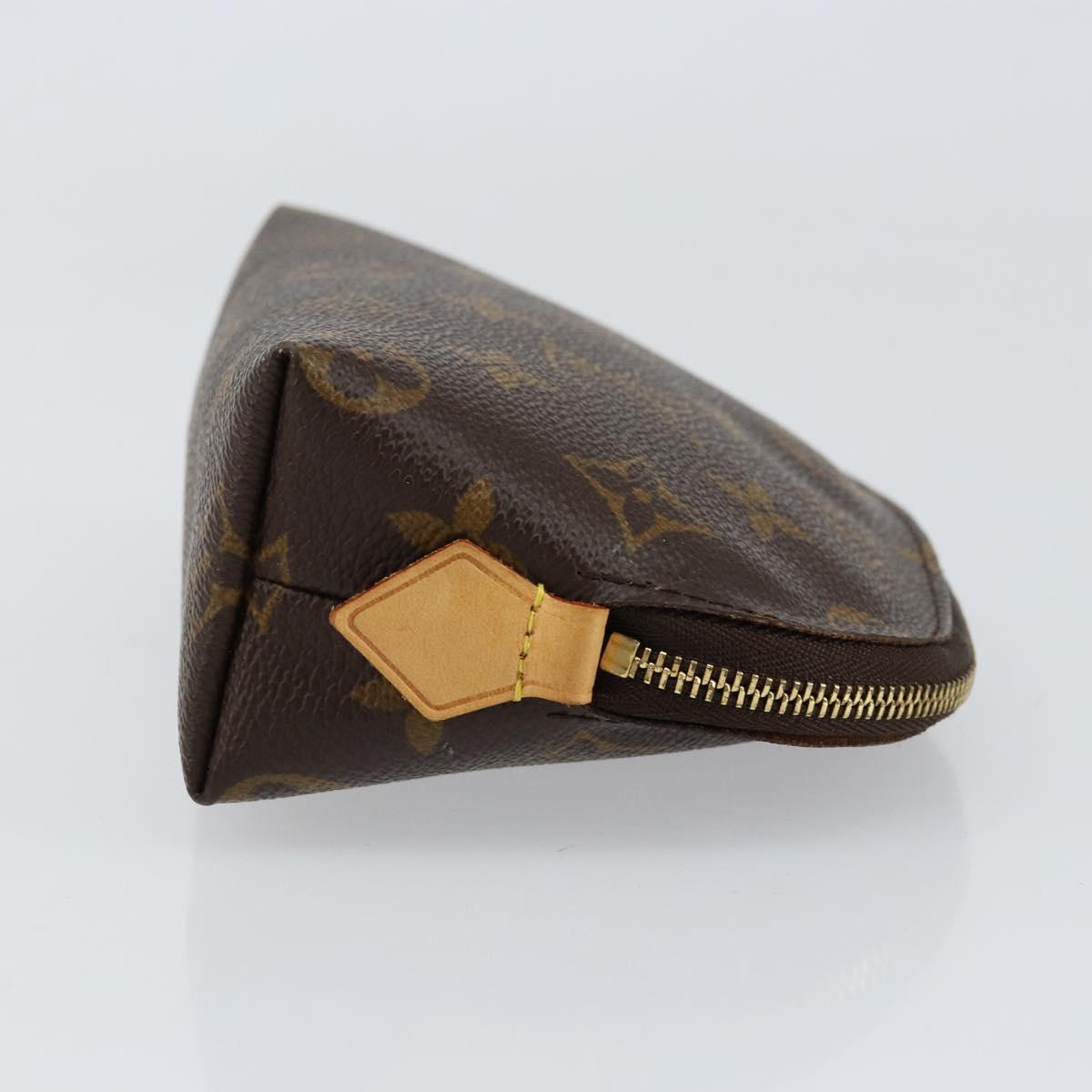 LOUIS VUITTON Monogram Pochette Cosmetic PM Cosmetic Pouch M47515 LV Auth ka134