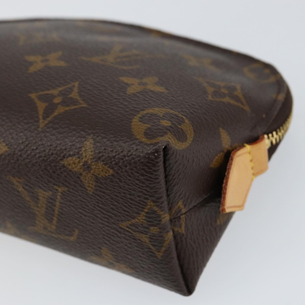 LOUIS VUITTON Monogram Pochette Cosmetic PM Cosmetic Pouch M47515 LV Auth ka134