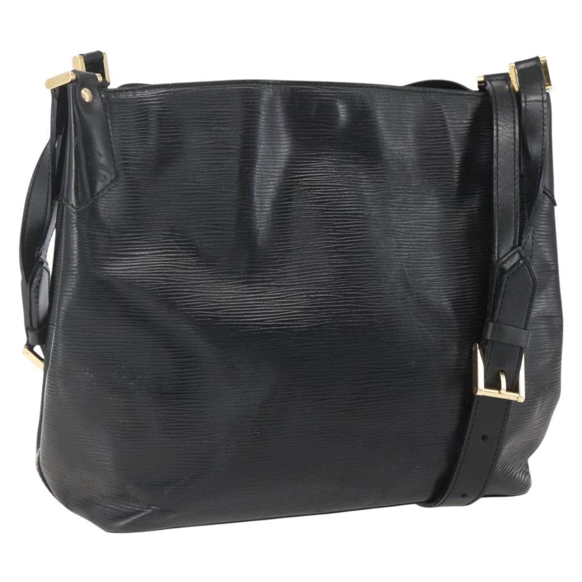 LOUIS VUITTON Epi Mandala MM Shoulder Bag Black M58892 LV Auth ka1342