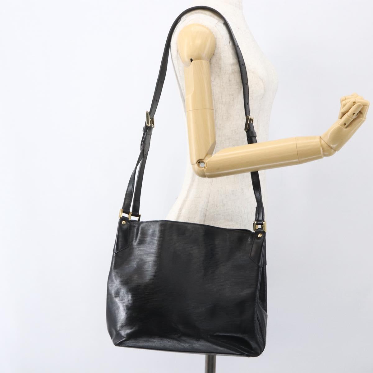 LOUIS VUITTON Epi Mandala MM Shoulder Bag Black M58892 LV Auth ka1342