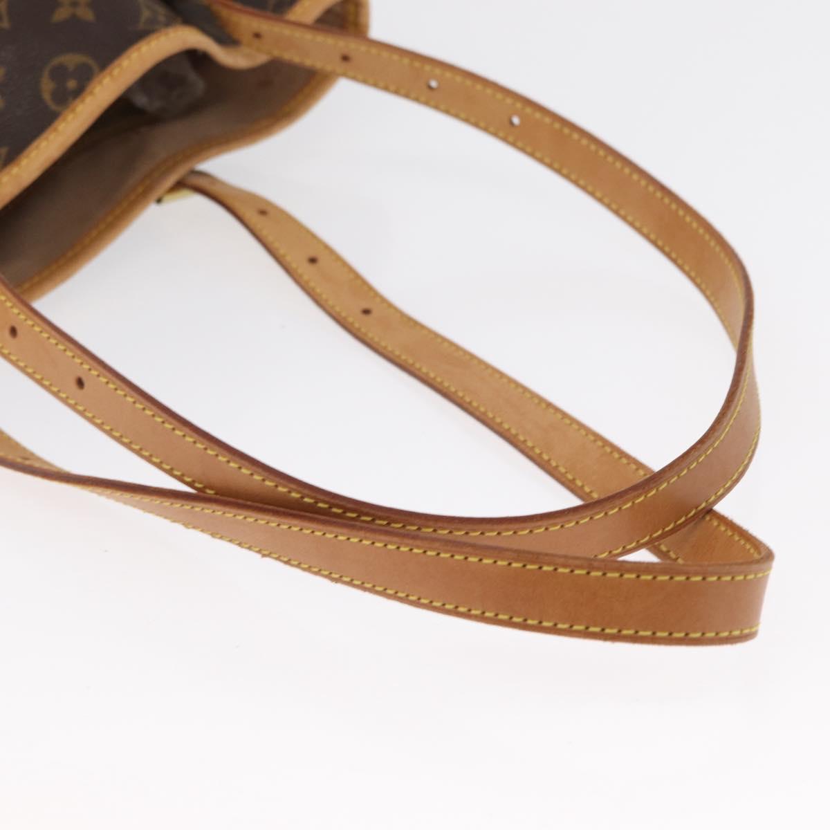 LOUIS VUITTON Monogram Bucket GM Shoulder Bag M42236 LV Auth ka1351