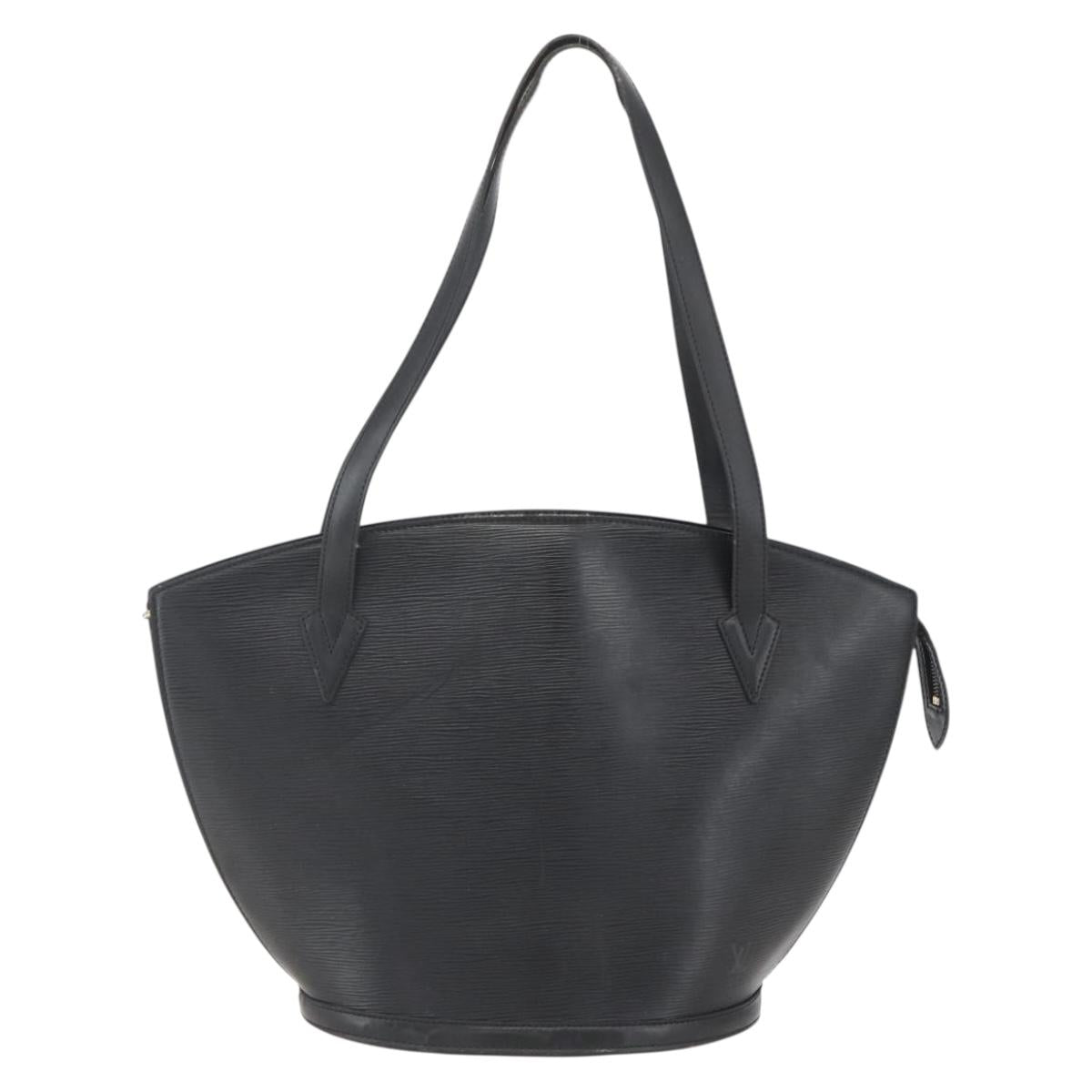 LOUIS VUITTON Epi Saint Jacques Shopping Bag Black M52262 LV Auth ka1357