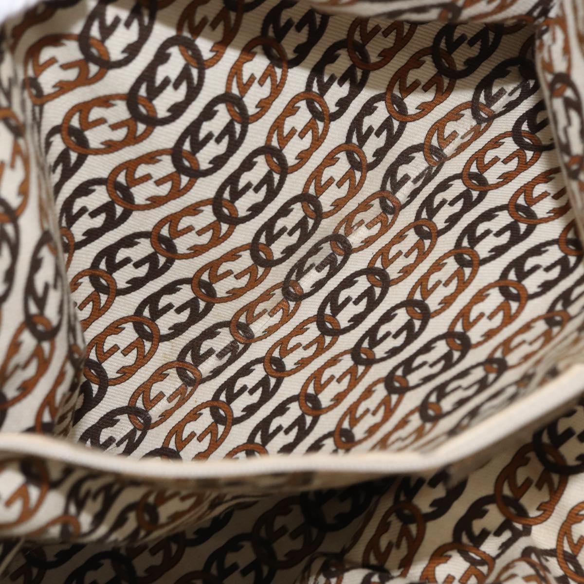 GUCCI GG Canvas Tote Bag Beige Gold 163805 Auth ka1366