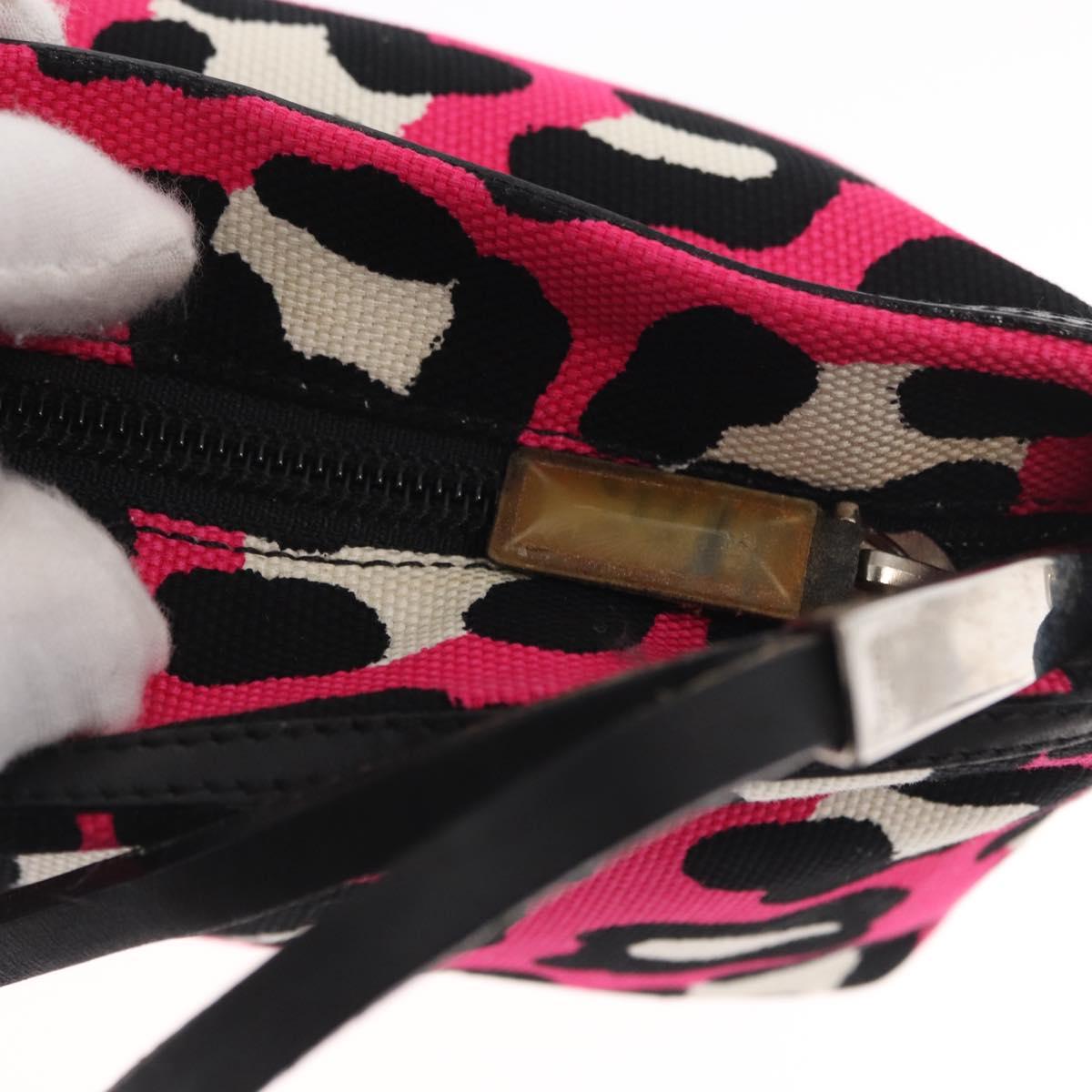 BOTTEGA VENETA Shoulder Bag Canvas Pink Auth ka1377A