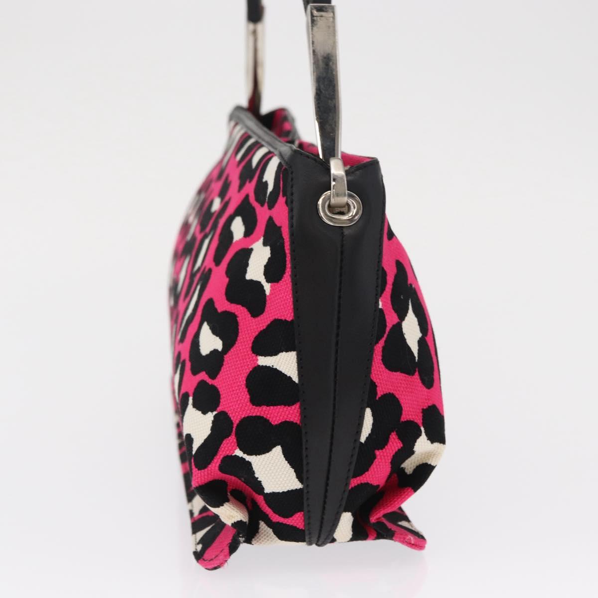 BOTTEGA VENETA Shoulder Bag Canvas Pink Auth ka1377A