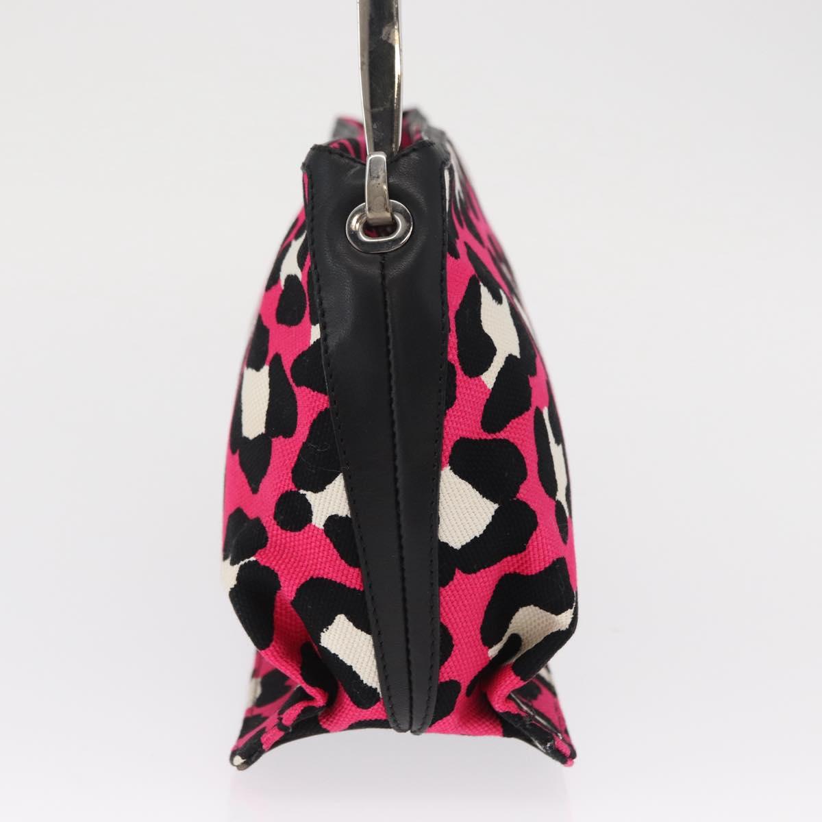 BOTTEGA VENETA Shoulder Bag Canvas Pink Auth ka1377A