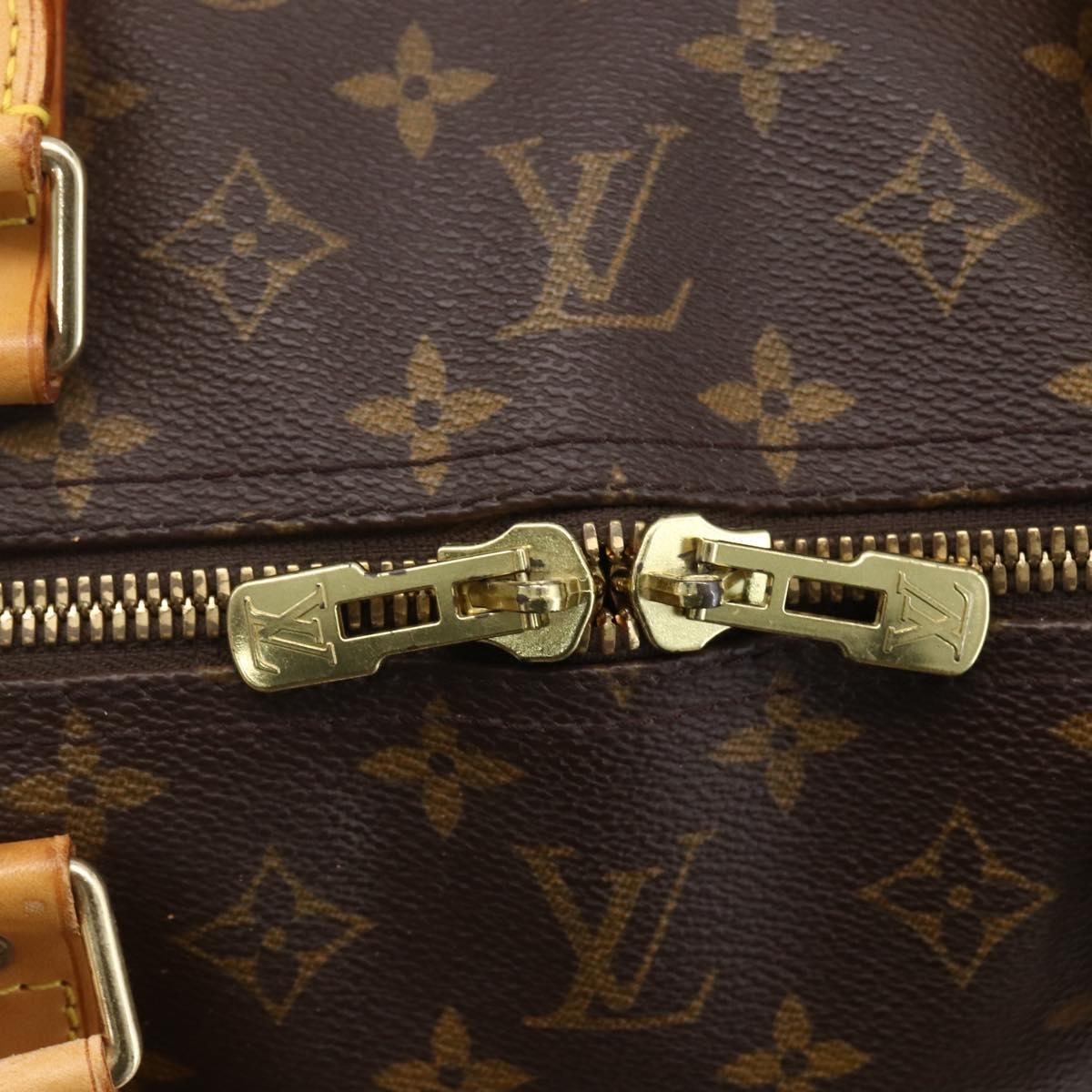LOUIS VUITTON Monogram Keepall Bandouliere 60 Boston Bag M41412 LV Auth ka138