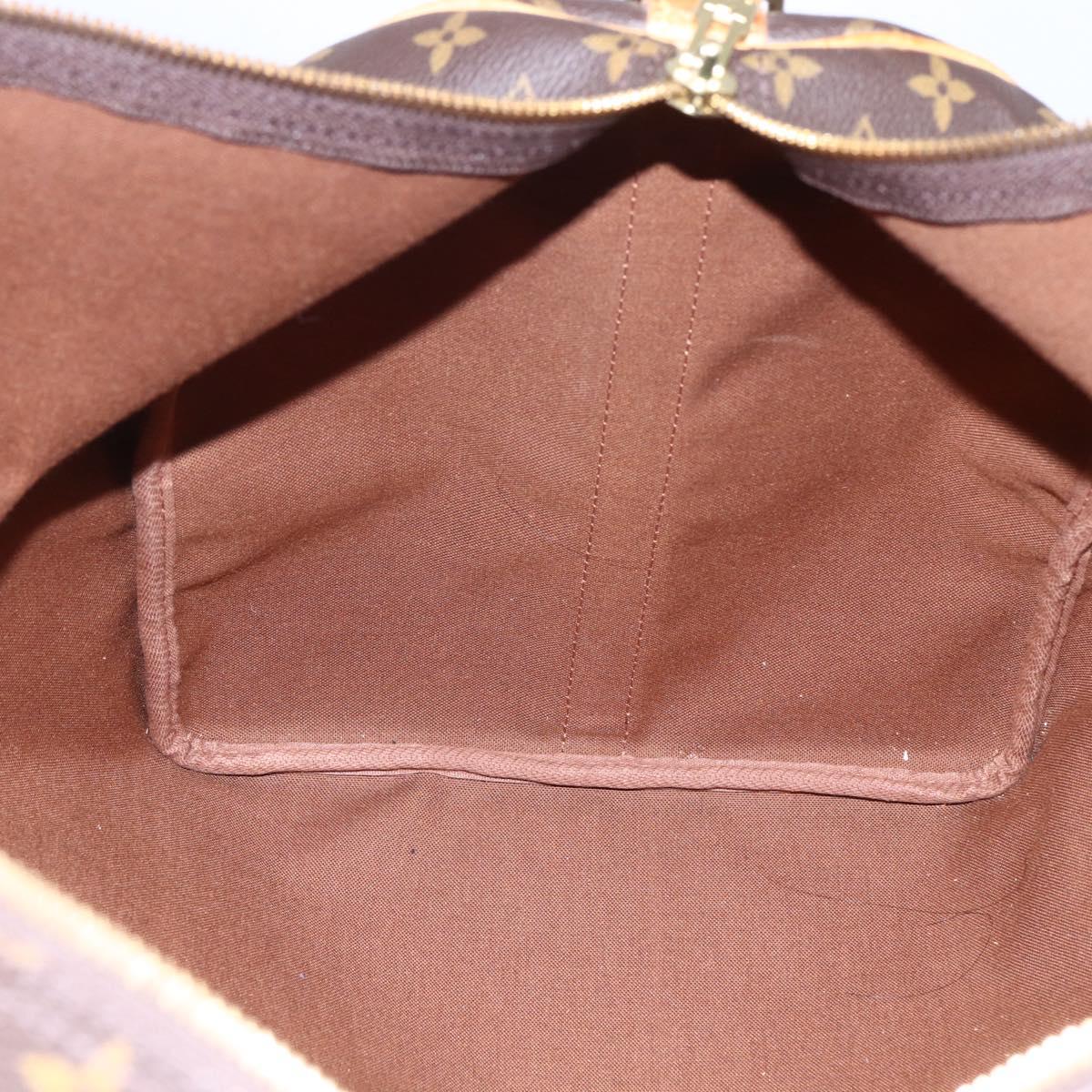 LOUIS VUITTON Monogram Keepall Bandouliere 60 Boston Bag M41412 LV Auth ka138