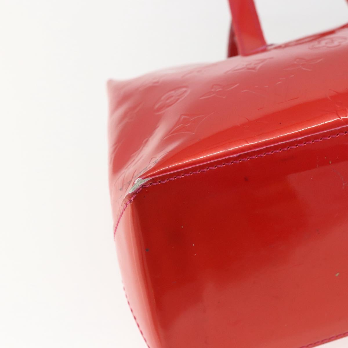 LOUIS VUITTON Monogram Vernis Wilshire PM Hand Bag Rose Pop M93643 Auth ka1388