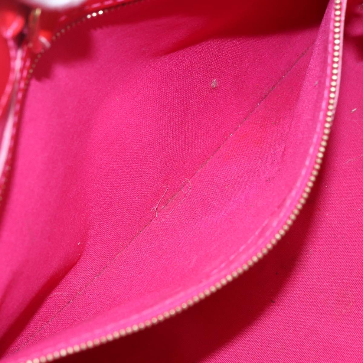 LOUIS VUITTON Monogram Vernis Wilshire PM Hand Bag Rose Pop M93643 Auth ka1388