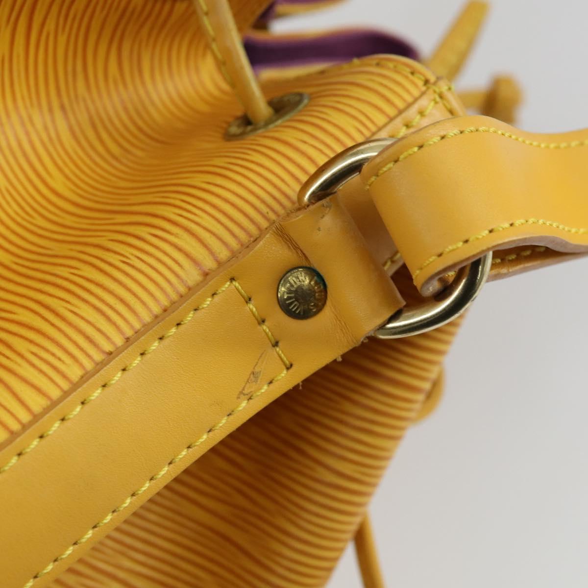 LOUIS VUITTON Epi Noe Shoulder Bag Tassili Yellow M44009 LV Auth ka1396
