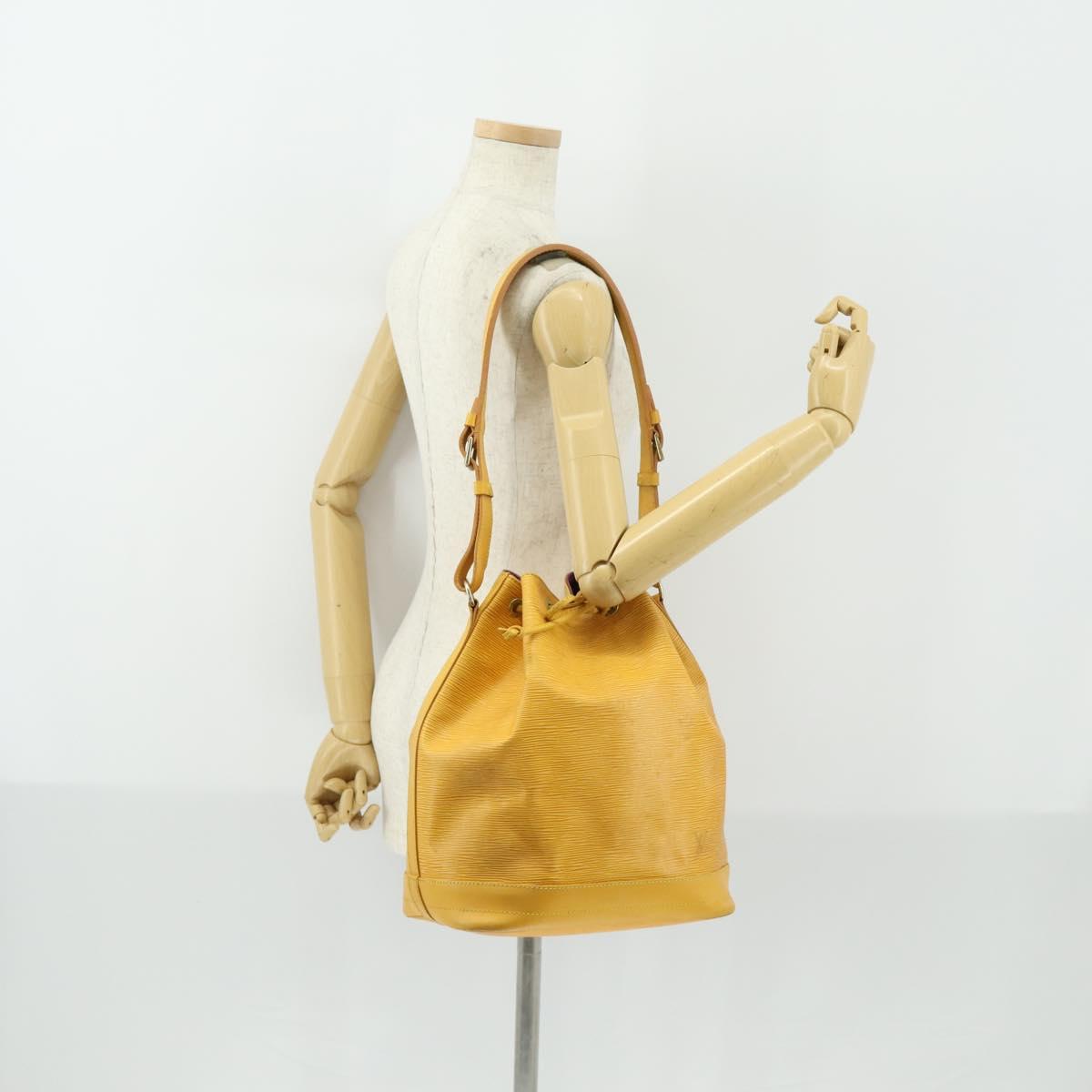 LOUIS VUITTON Epi Noe Shoulder Bag Tassili Yellow M44009 LV Auth ka1396