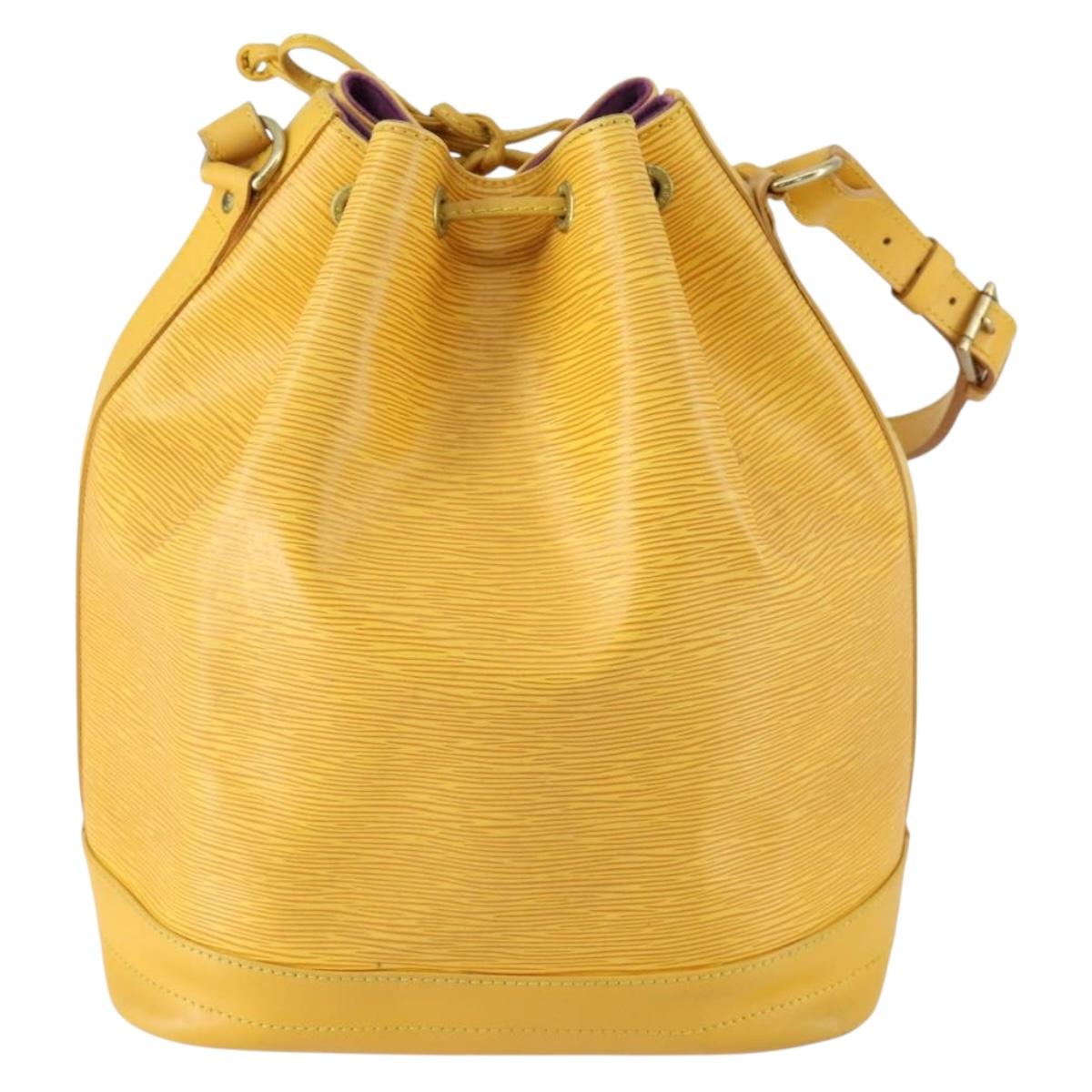 LOUIS VUITTON Epi Noe Shoulder Bag Tassili Yellow M44009 LV Auth ka1396
