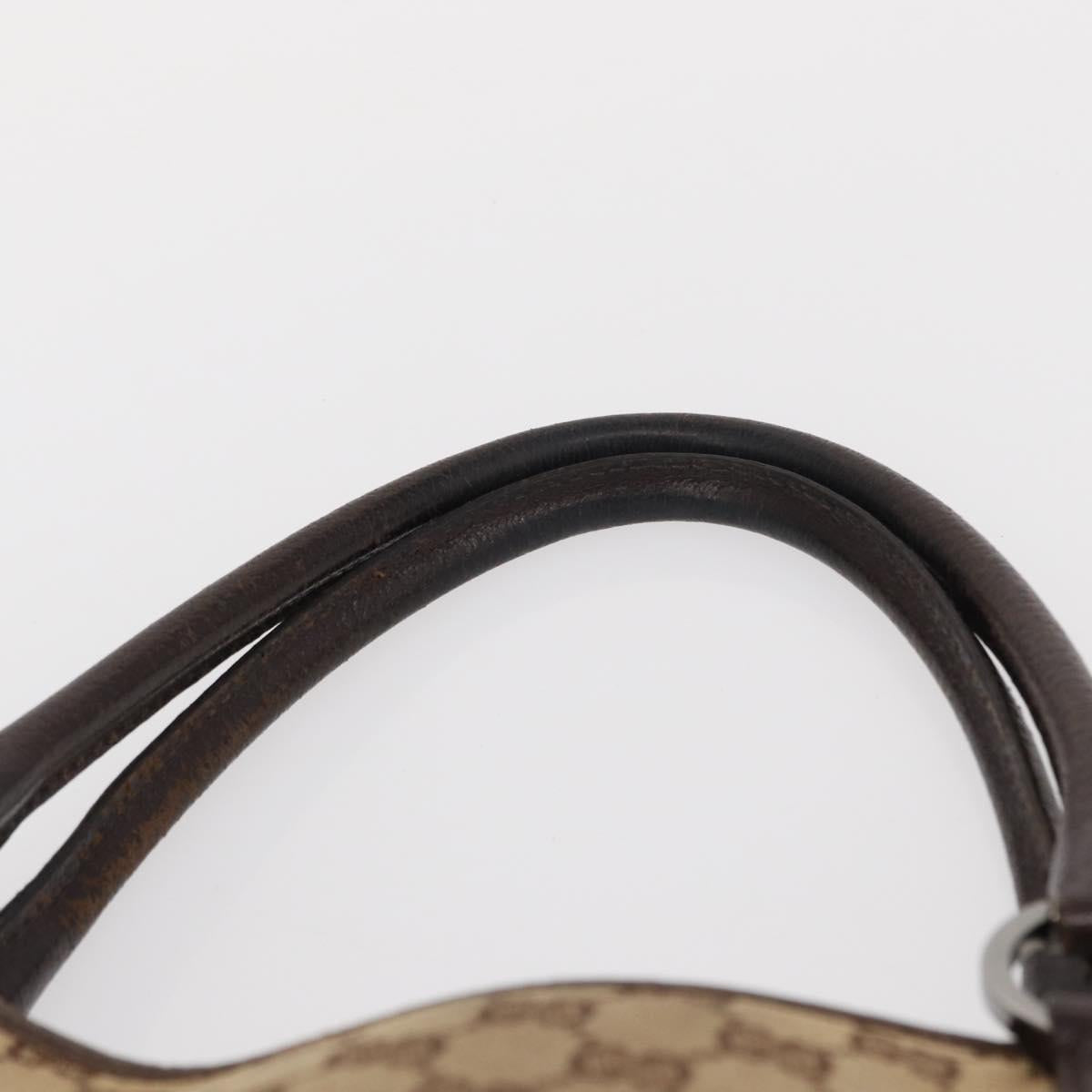 GUCCI GG Canvas Tote Bag Beige 115016 Auth ka1408