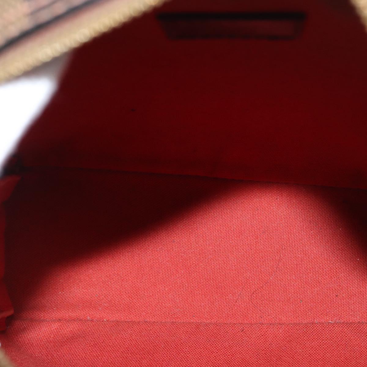 LOUIS VUITTON Damier Ebene Olaf PM Shoulder Bag N41442 LV Auth ka1412