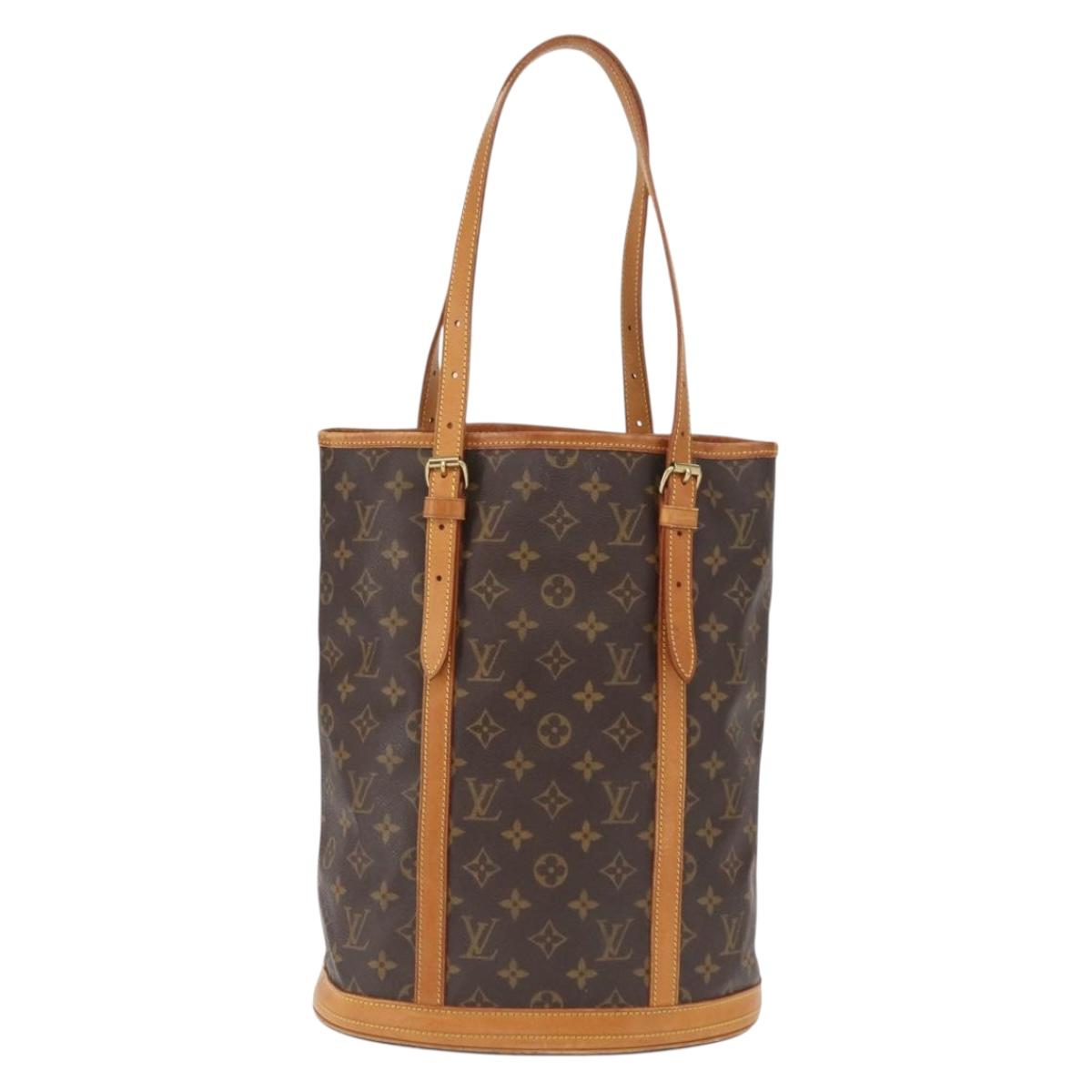 LOUIS VUITTON Monogram Bucket GM Shoulder Bag M42236 LV Auth ka1413