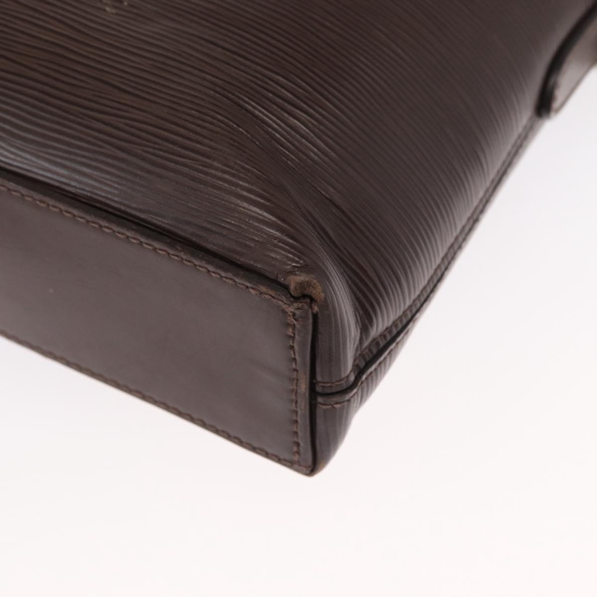 LOUIS VUITTON Epi Porte Documents Jules Bag 2way Brown M50161 LV Auth ka1420