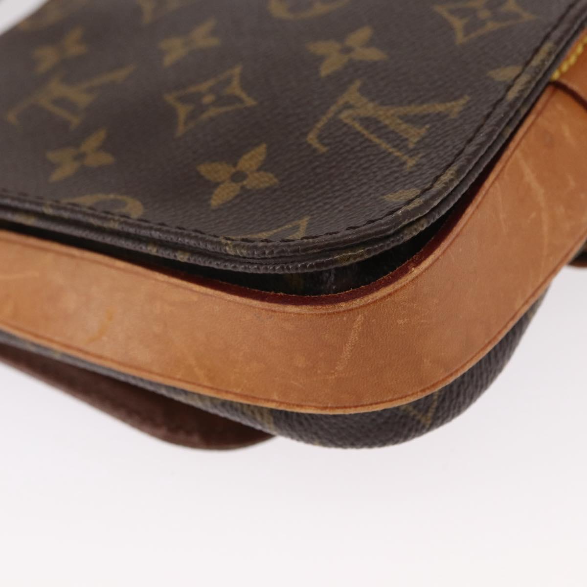 LOUIS VUITTON Monogram Cartouchiere PM Shoulder Bag M51254 LV Auth ka1422